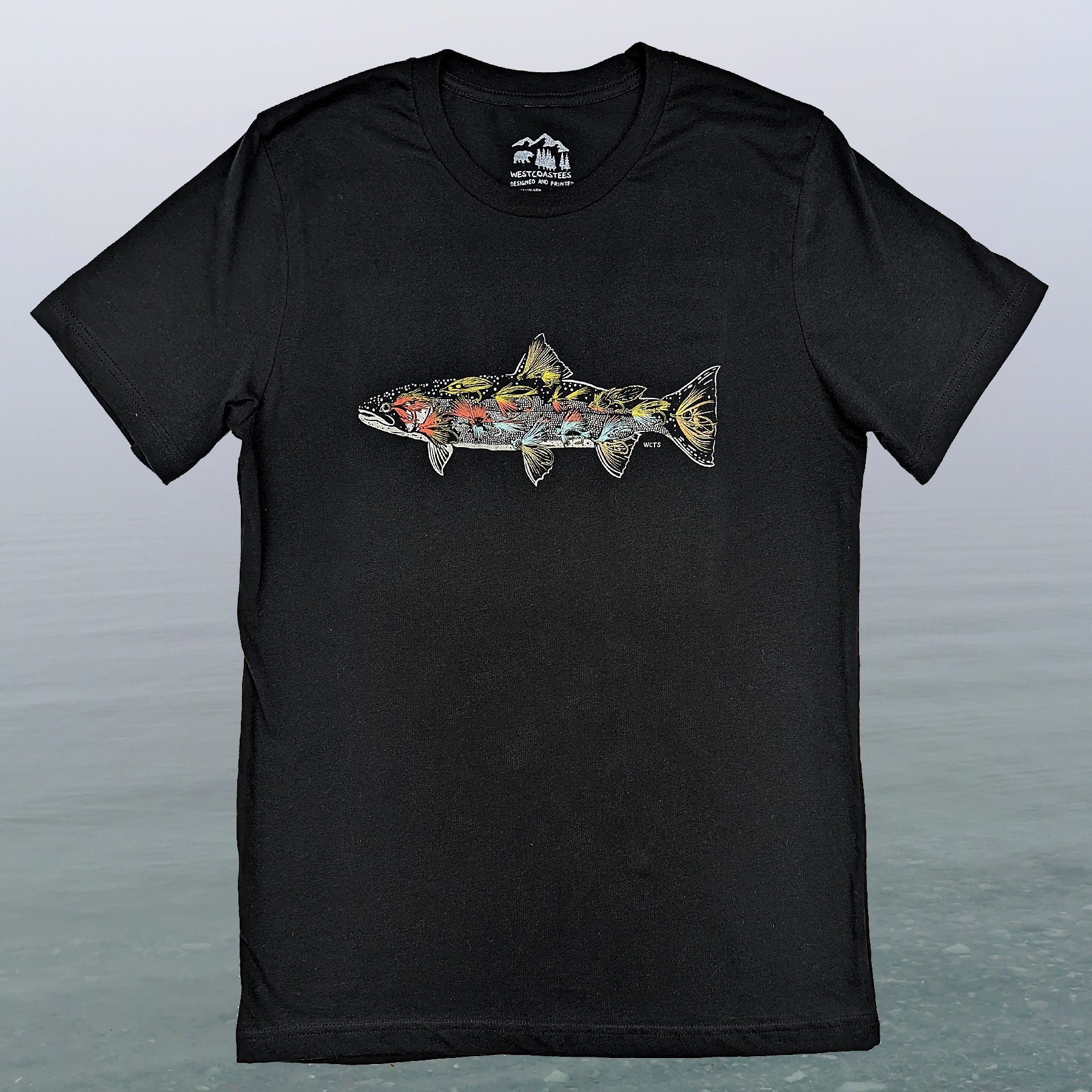 Adult Unisex Fly Fish T-shirt – Westcoastees