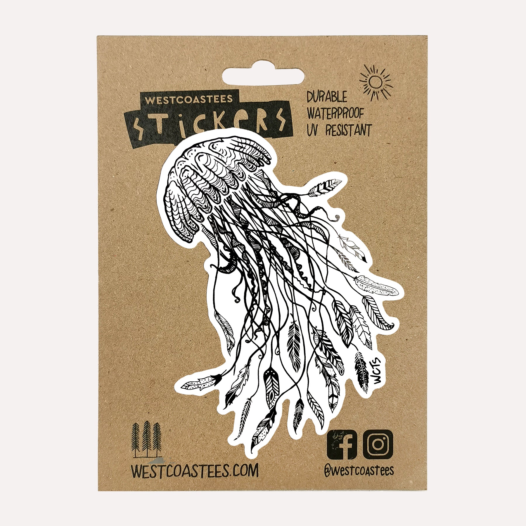 Westcoastees Jellyfish Sticker - Westcoastees