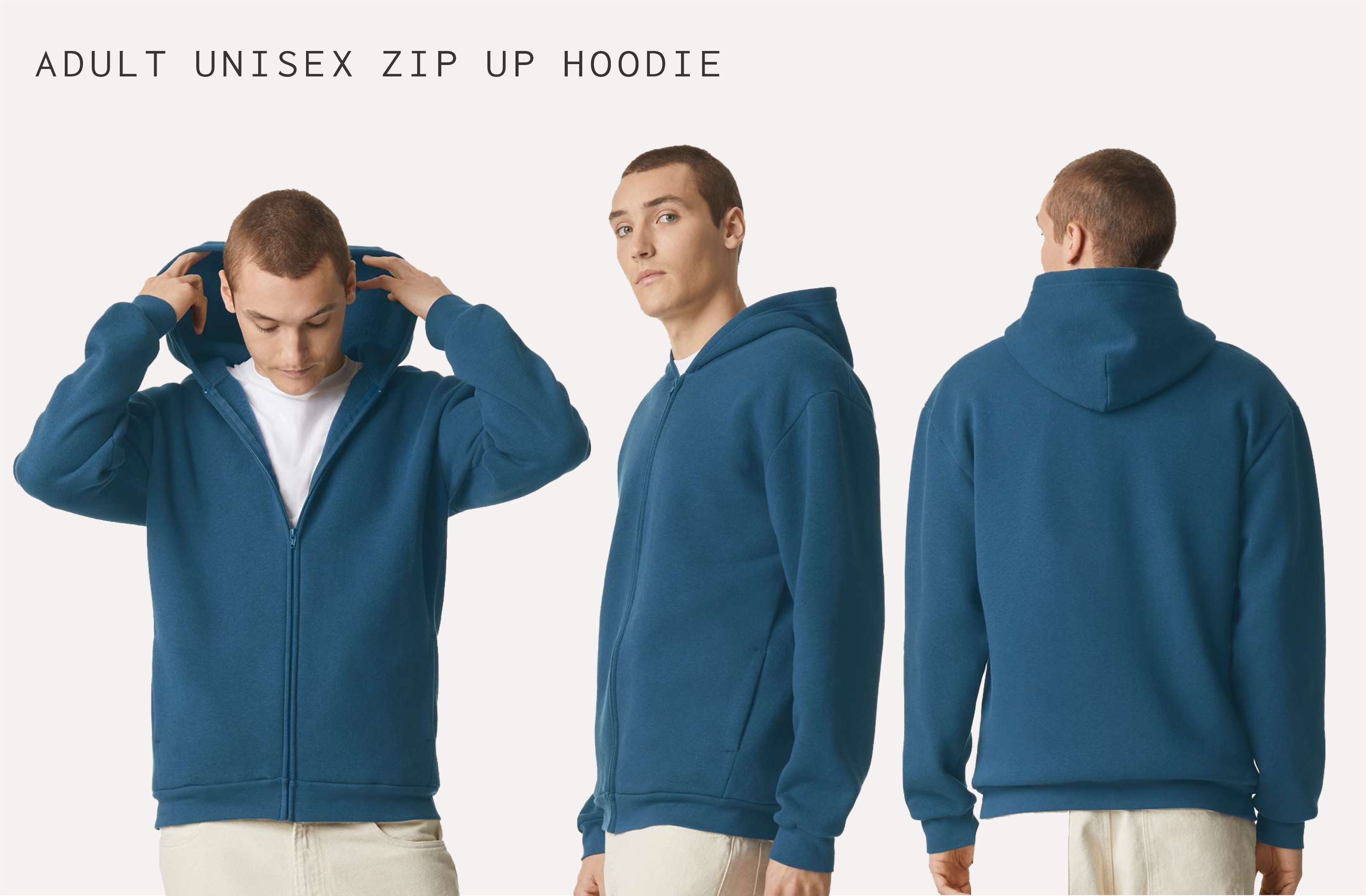 Adult Unisex Fish Till You Die zip up hoodie – Westcoastees