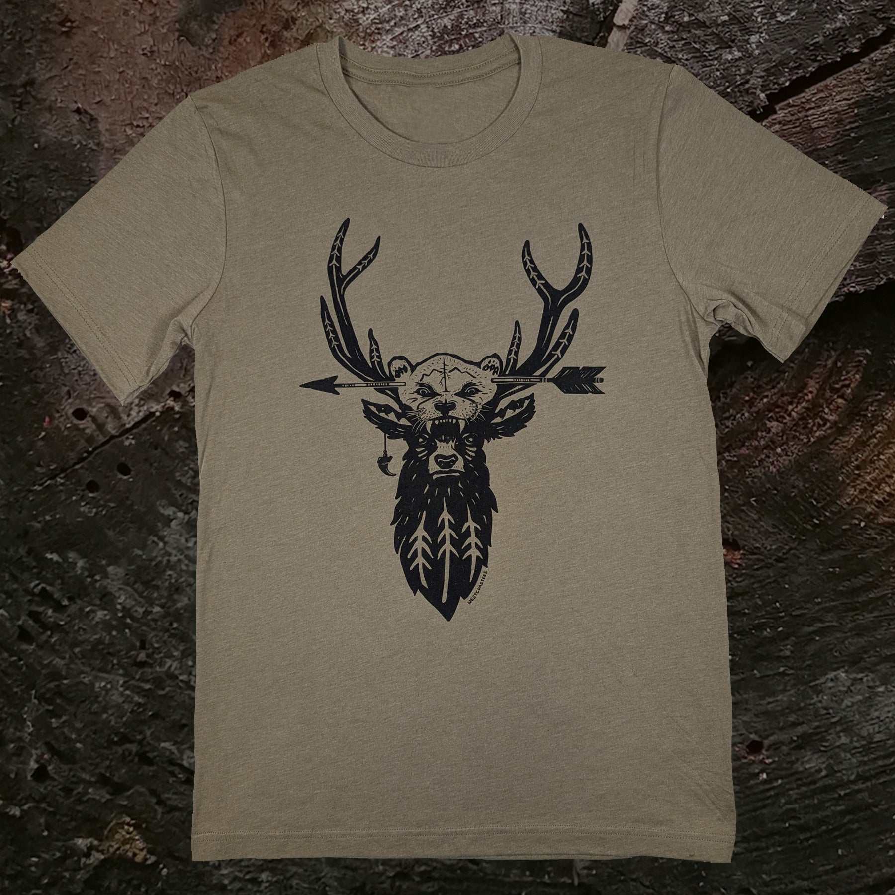 Adult Unisex Cougar Elk T-shirt