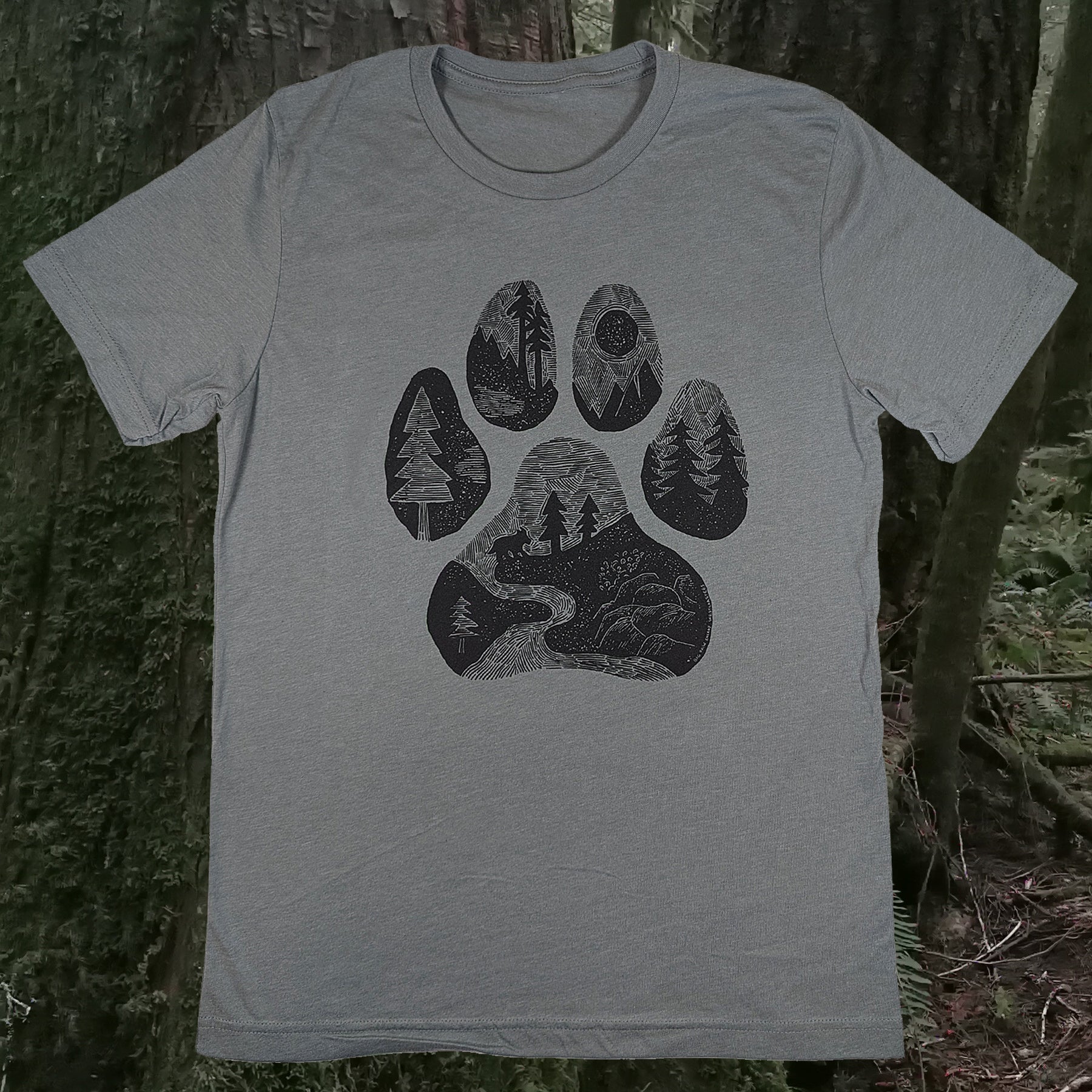 Adult Unisex Big Paw T-shirt