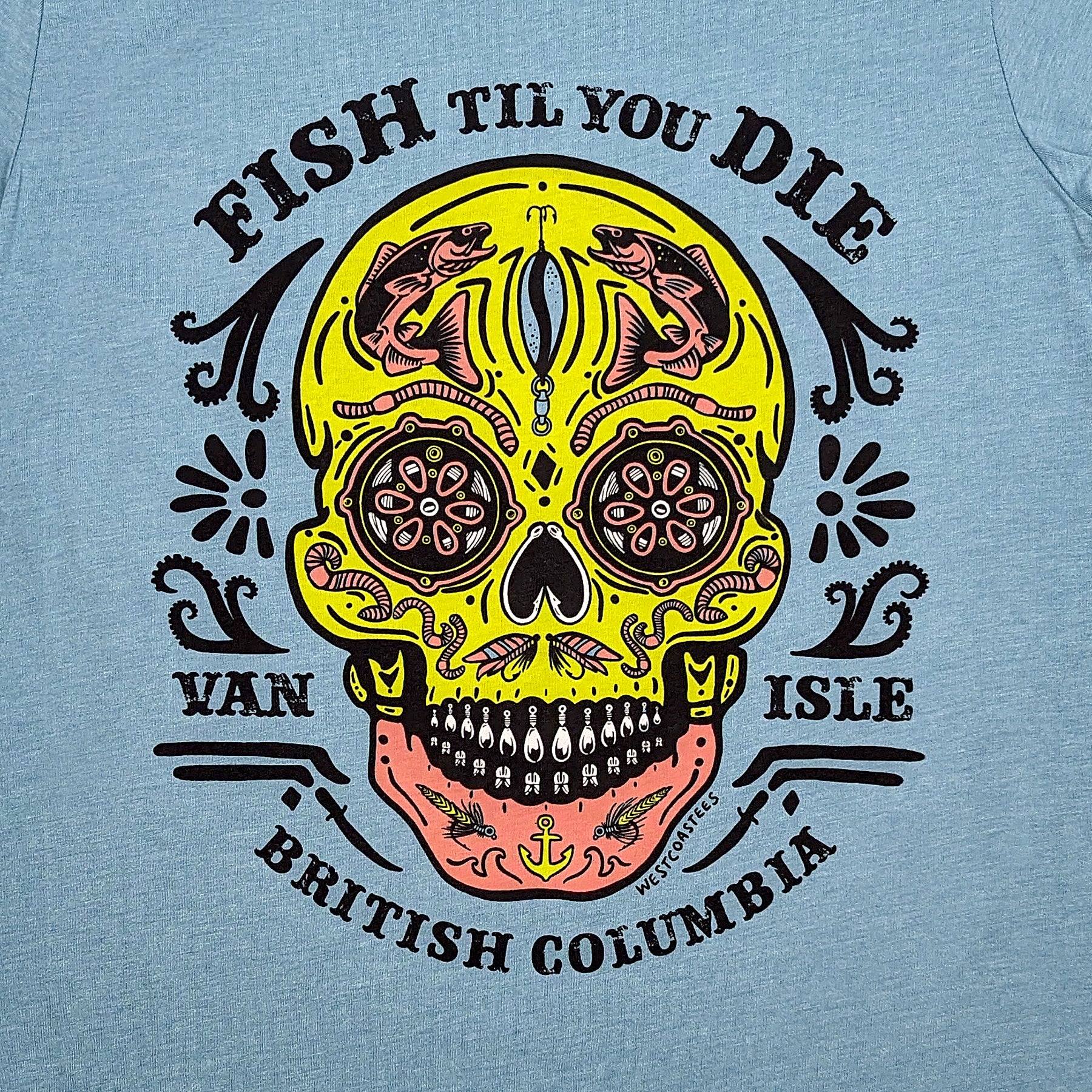 Adult Unisex Fish Till You Die T-shirt