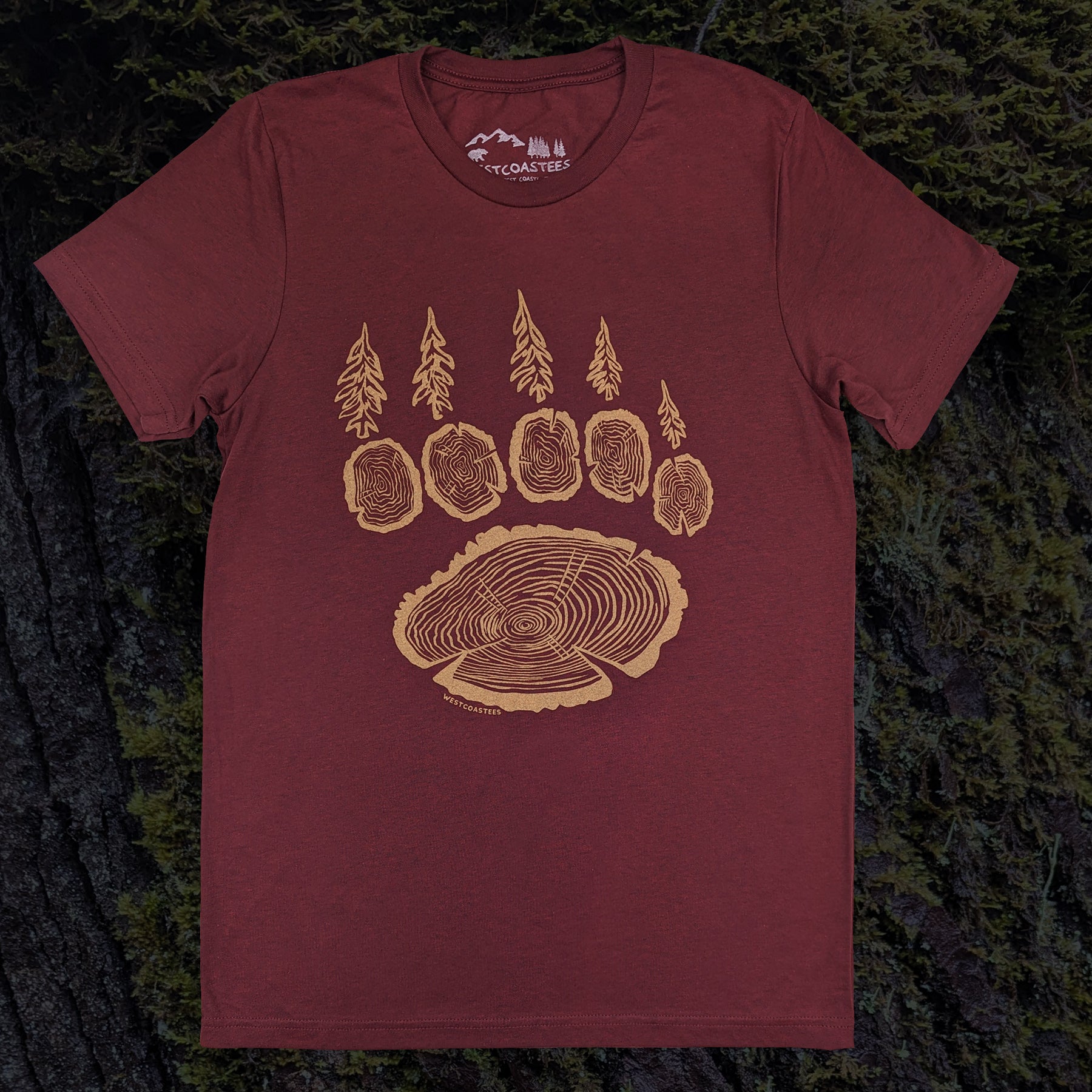 Adult Unisex Forest Paw T-shirt