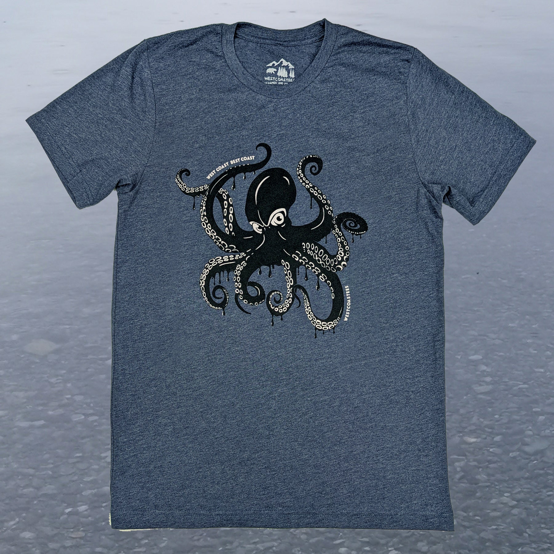 Adult Unisex Giant Pacific Octopus Graphic Tee