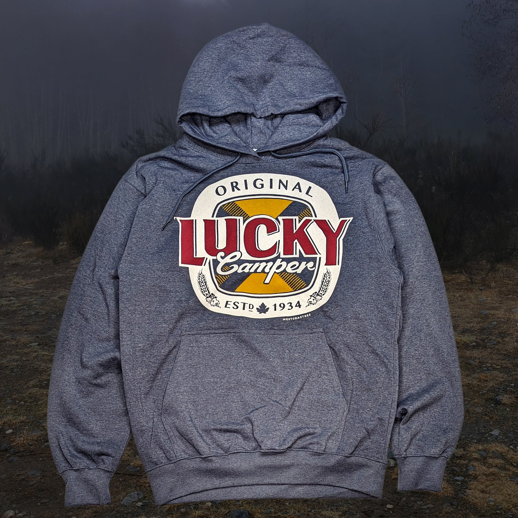 Adult Unisex Lucky Camper Pullover Hoodie