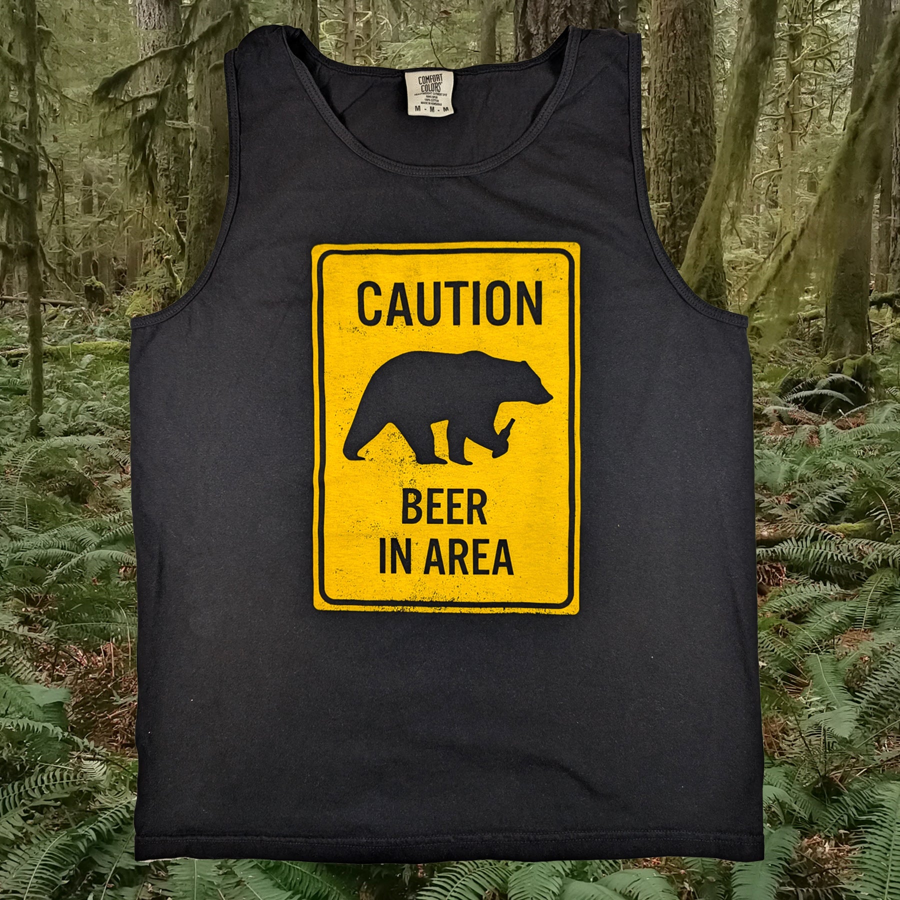 Adult Unisex Beer in Area Tank Top