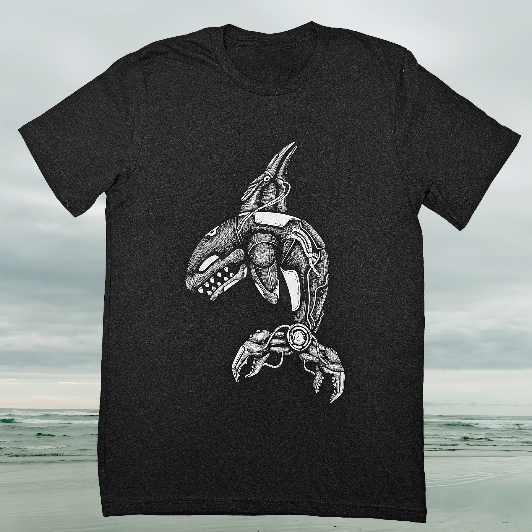 Adult Unisex Cyber Orca T-shirt