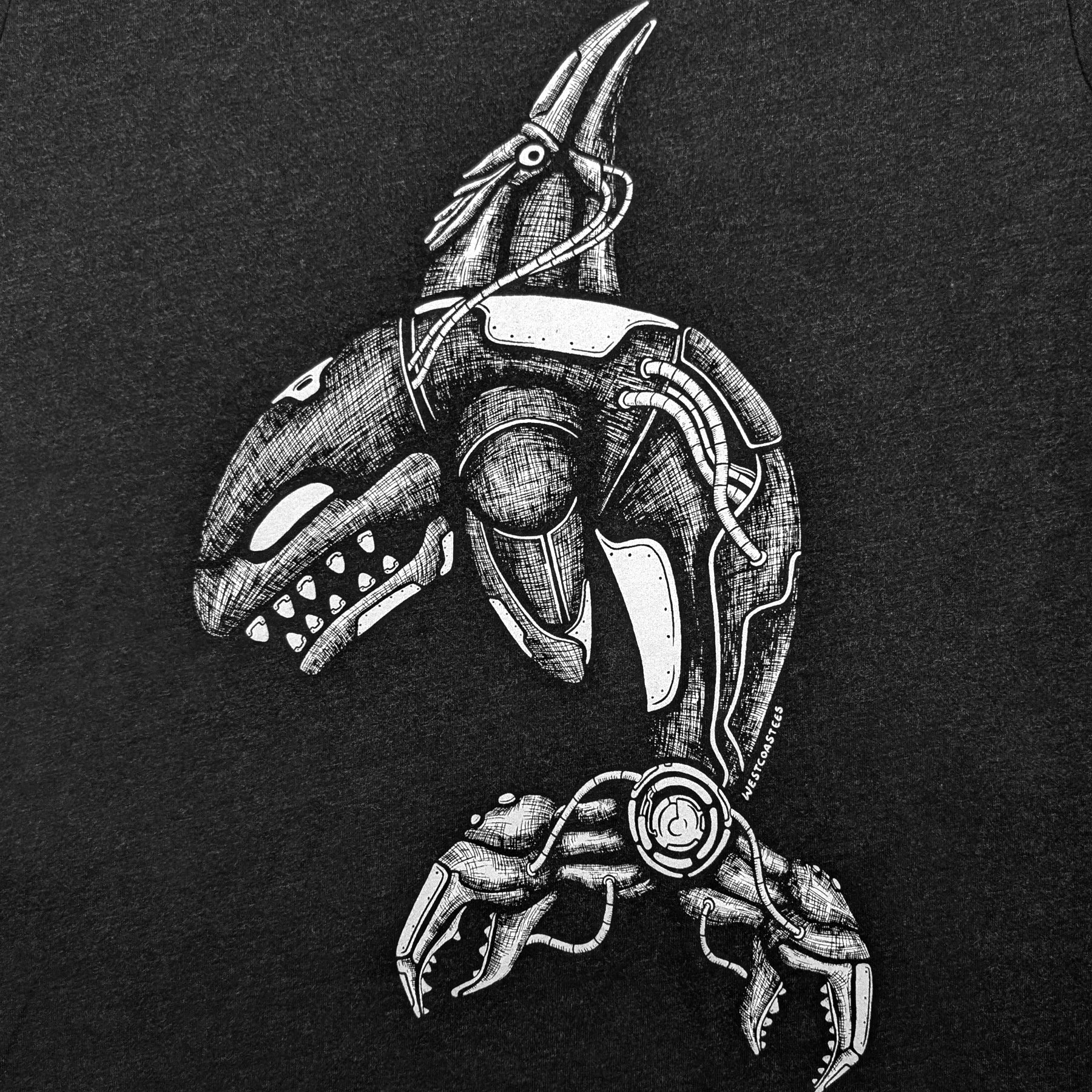 Adult Unisex Cyber Orca T-shirt