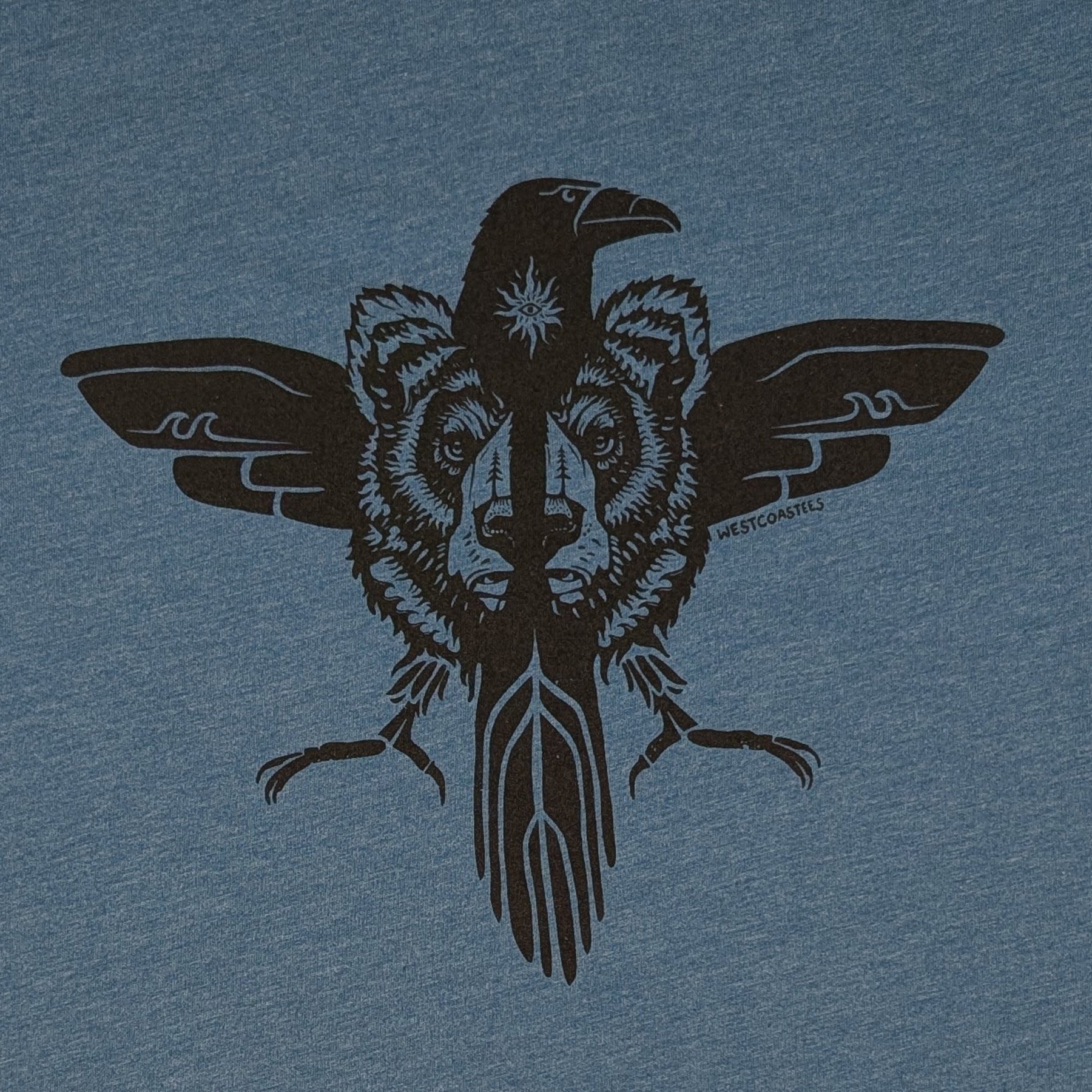 Adult Unisex Raven Bear T-shirt