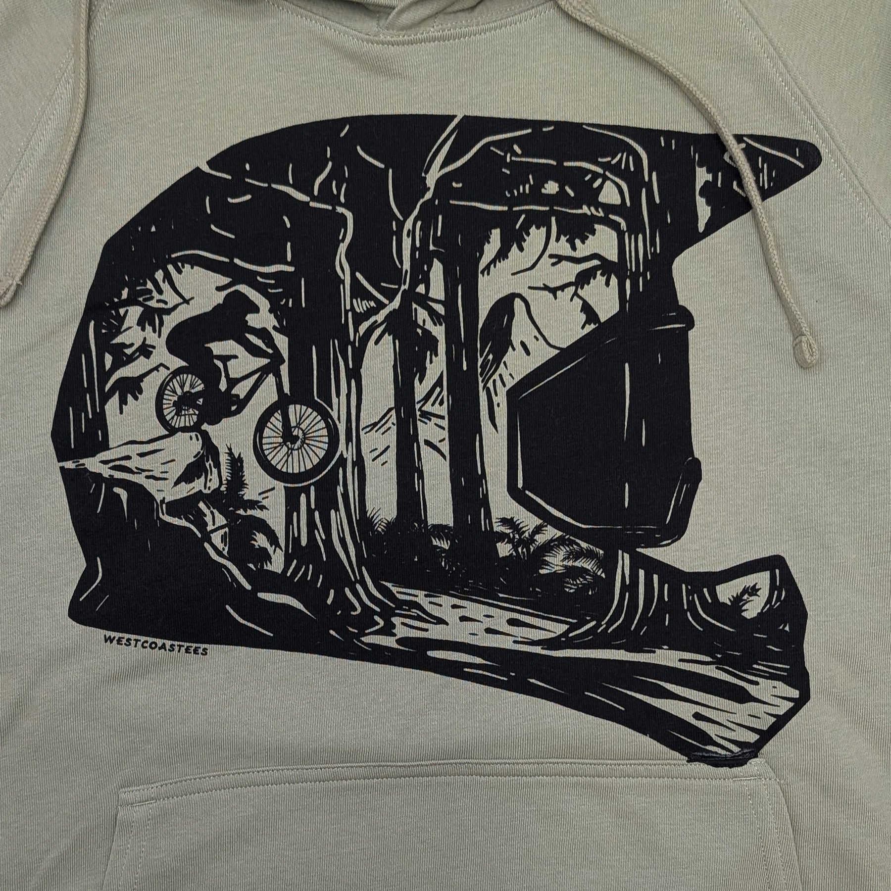 Adult Unisex Forest Helmet Hoodie