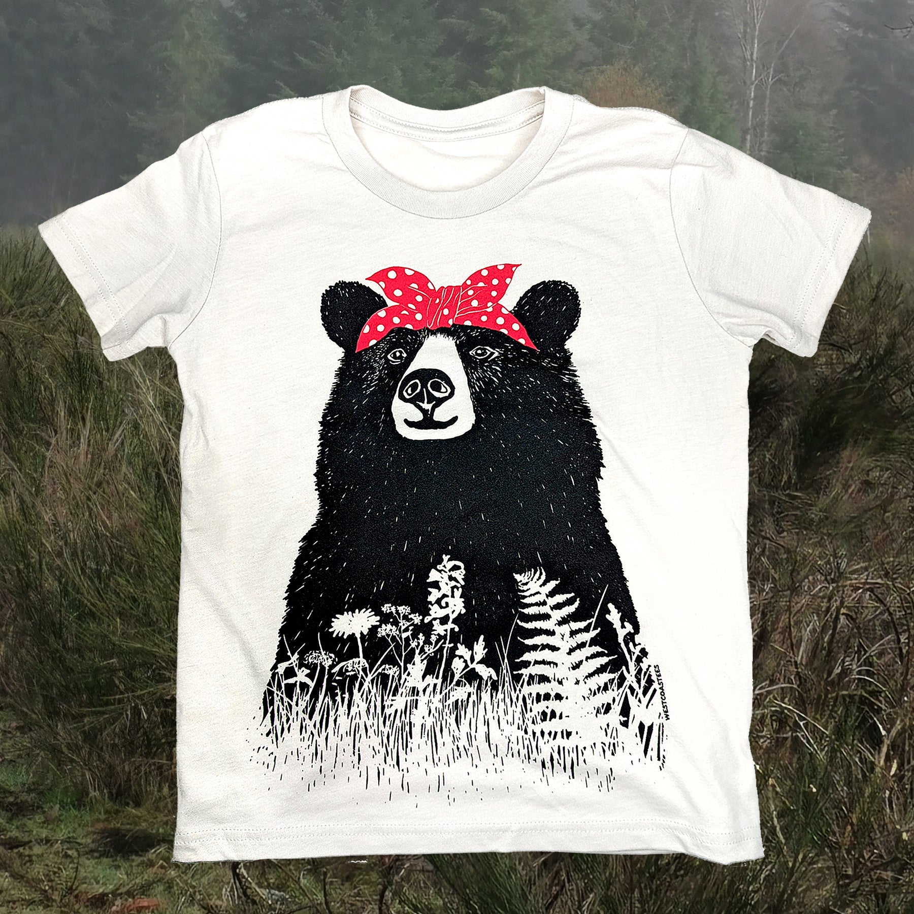Kid's Bandana Bear T-shirt