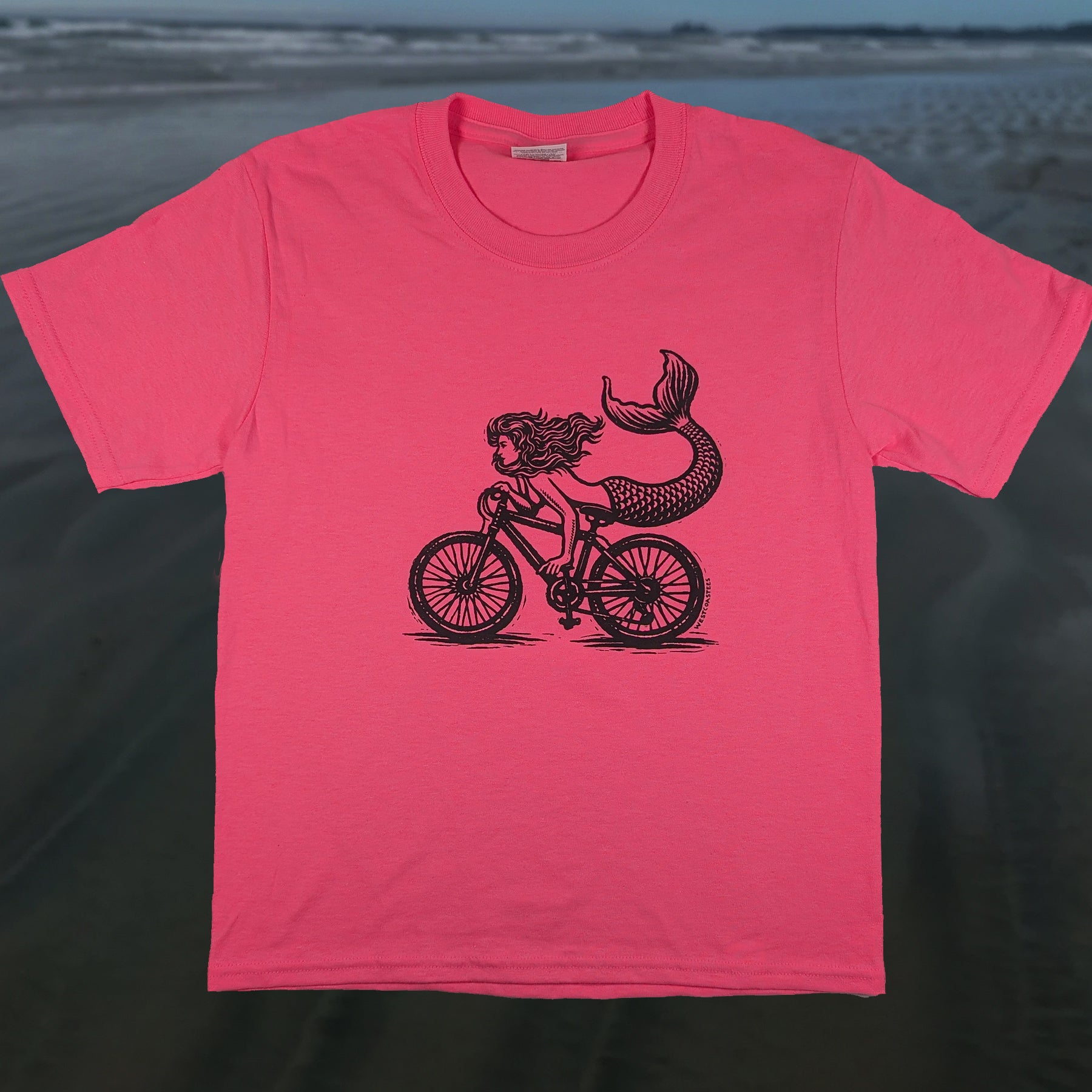Kid's Biking Mermaid T-shirt