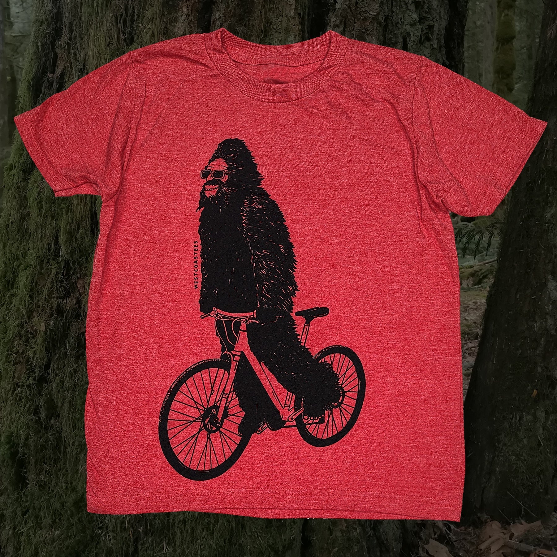 Kid's Biking Squatch T-shirt