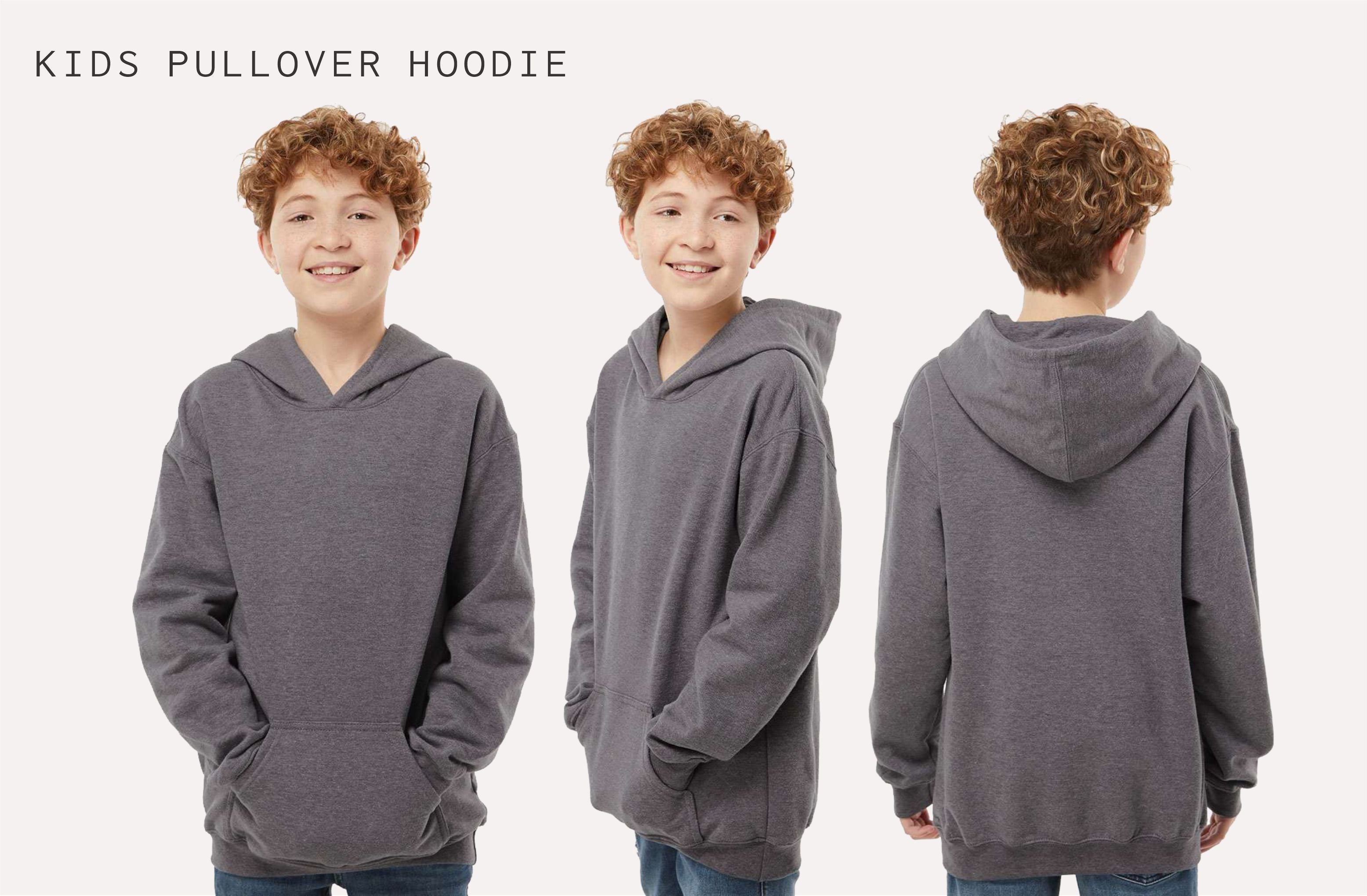 Kids Skater Bear pullover hoodie