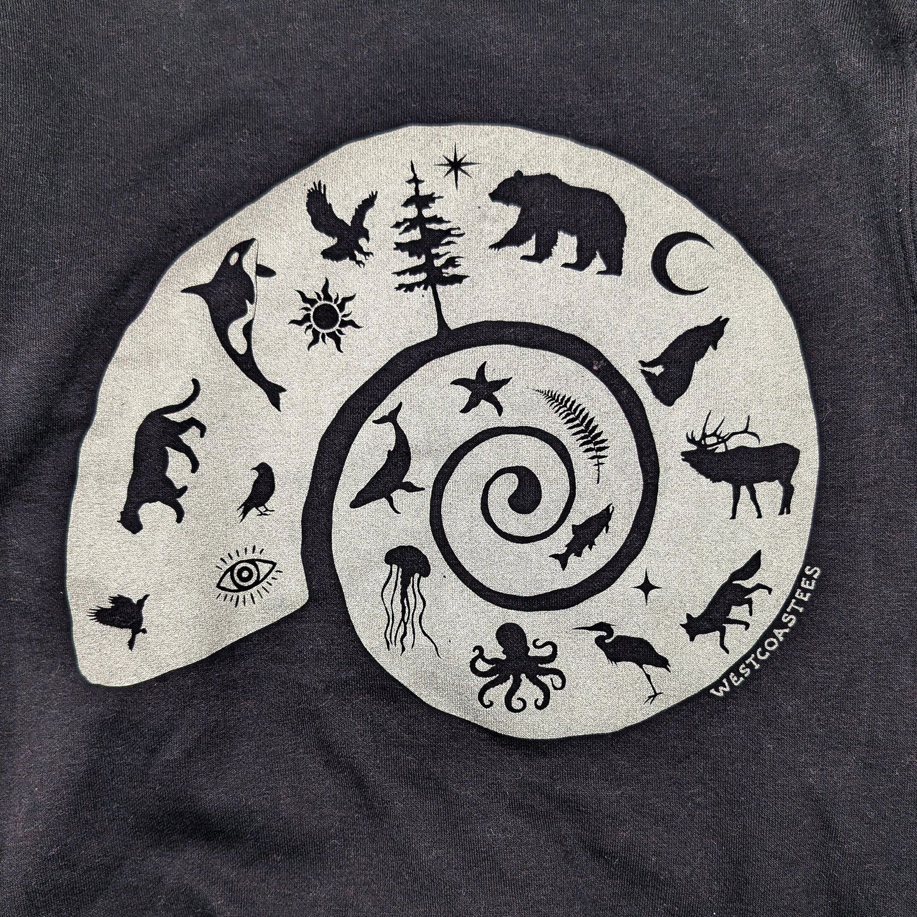 Kid's Nature Spiral Crewneck Sweater