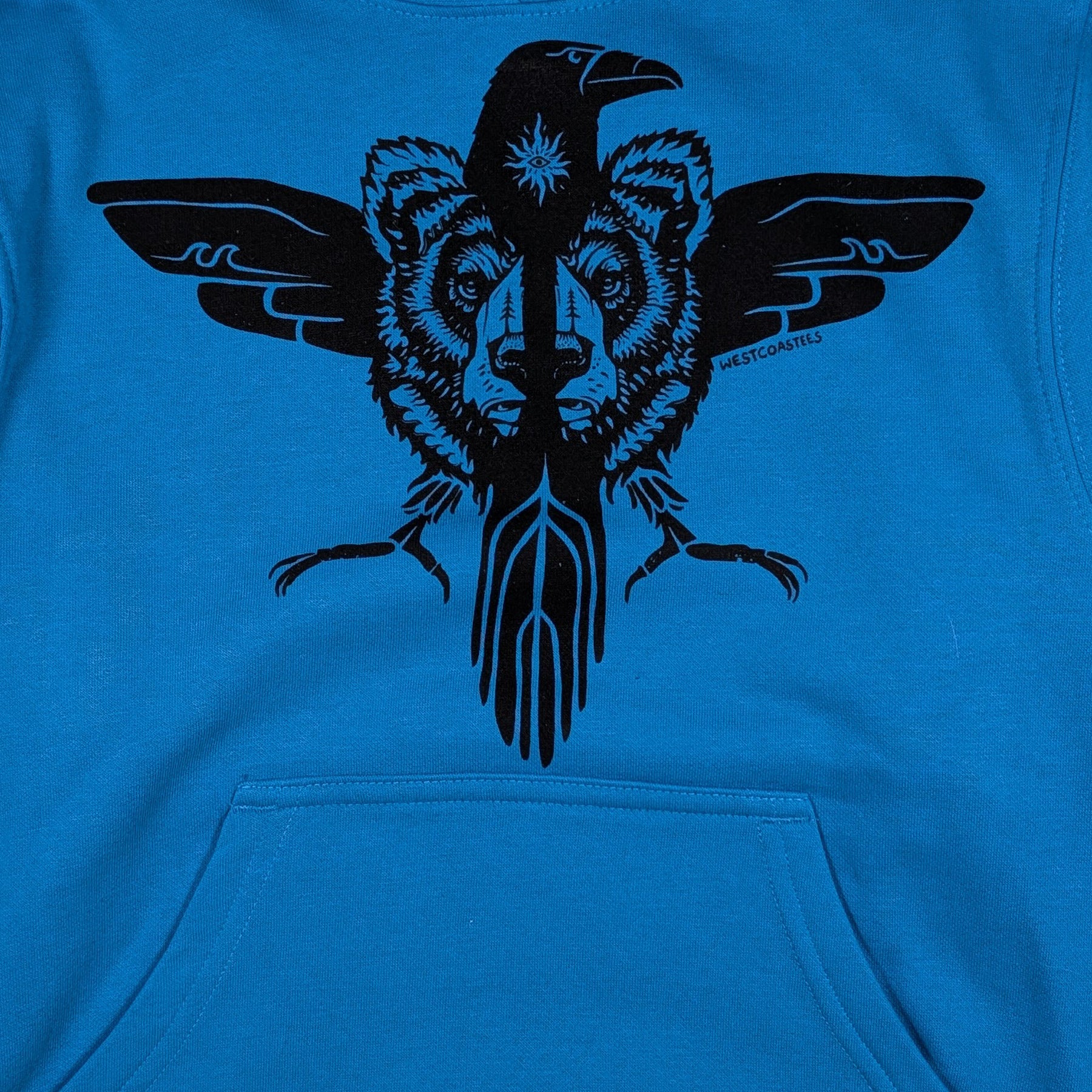 Kid's Raven Bear Hoodie