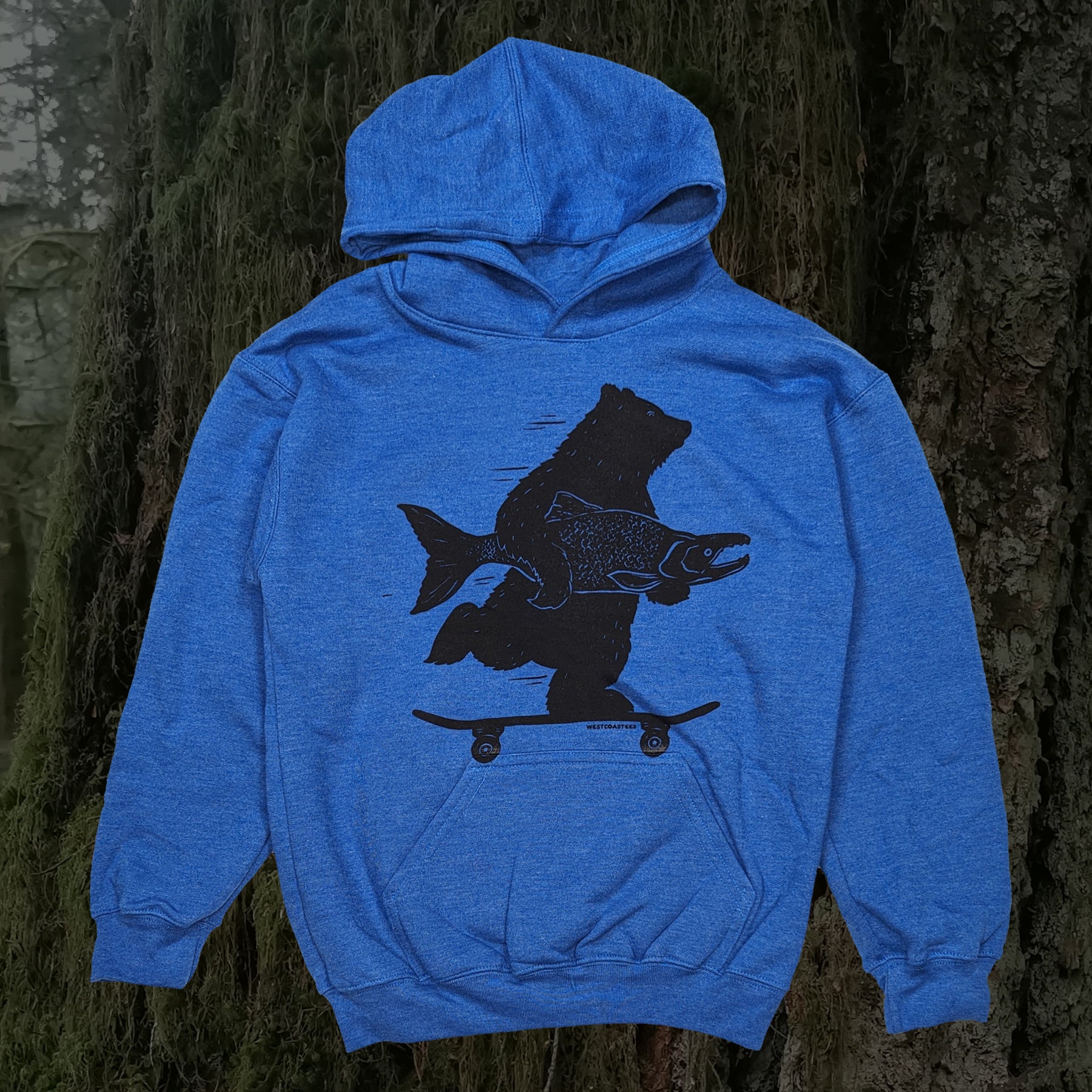 Kid's Skater Bear Hoodie