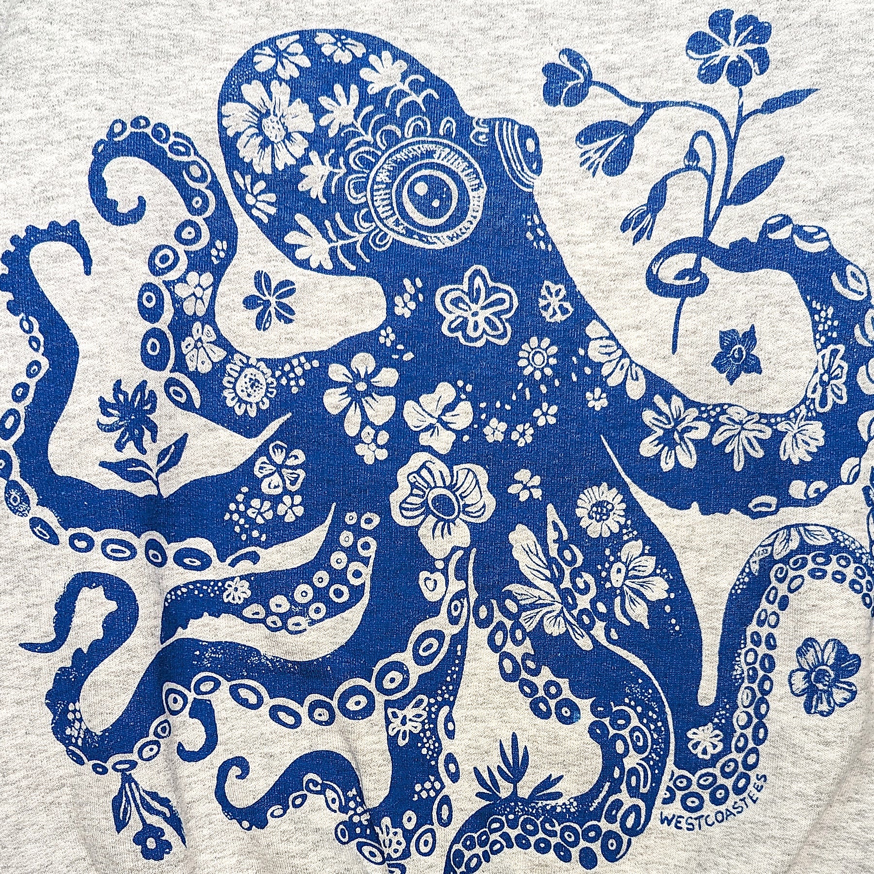 Kids Summer Octopus crewneck sweater