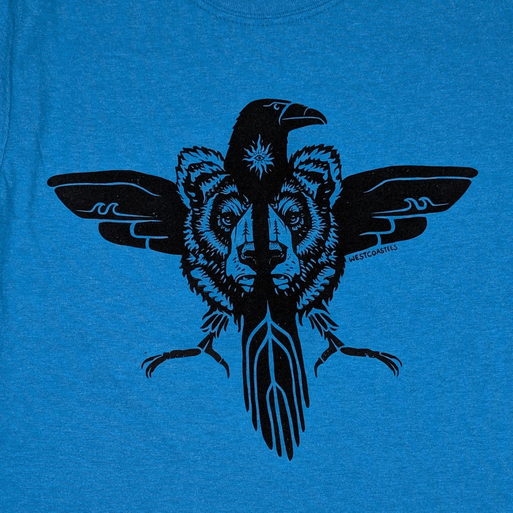 Kid's Raven Bear Crewneck T-shirt
