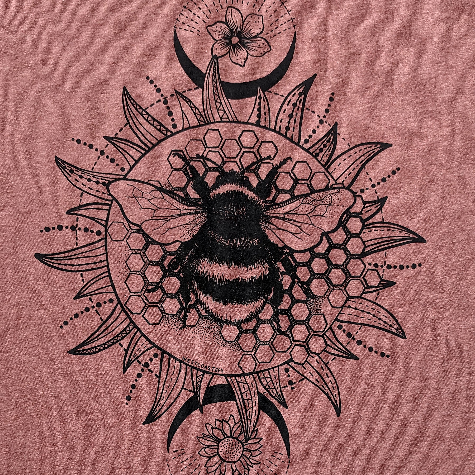 Women's Bumblebee V-neck T-shirt