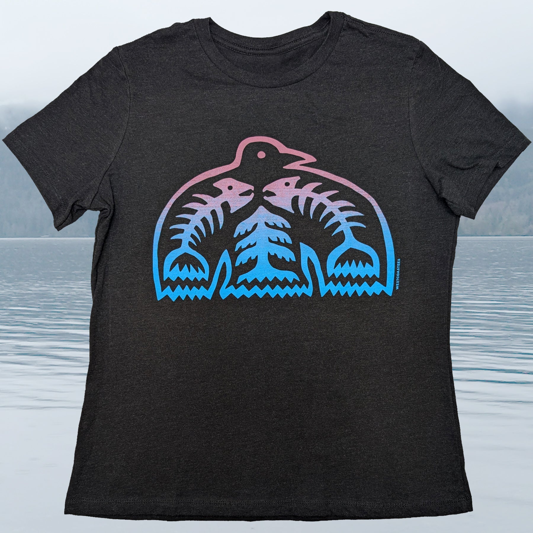 Women's Coastal Raven Crewneck T-shirt