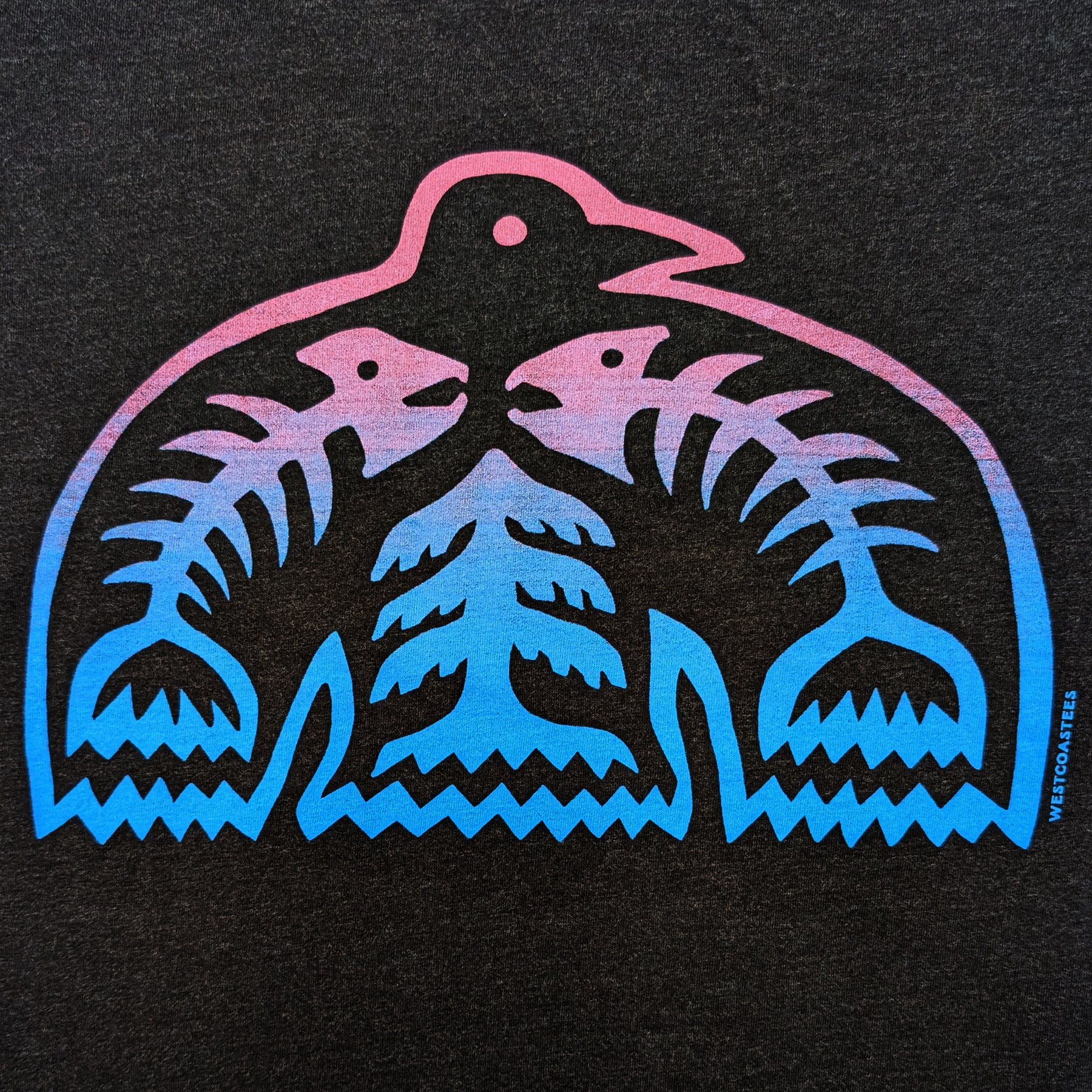 Women's Coastal Raven Crewneck T-shirt