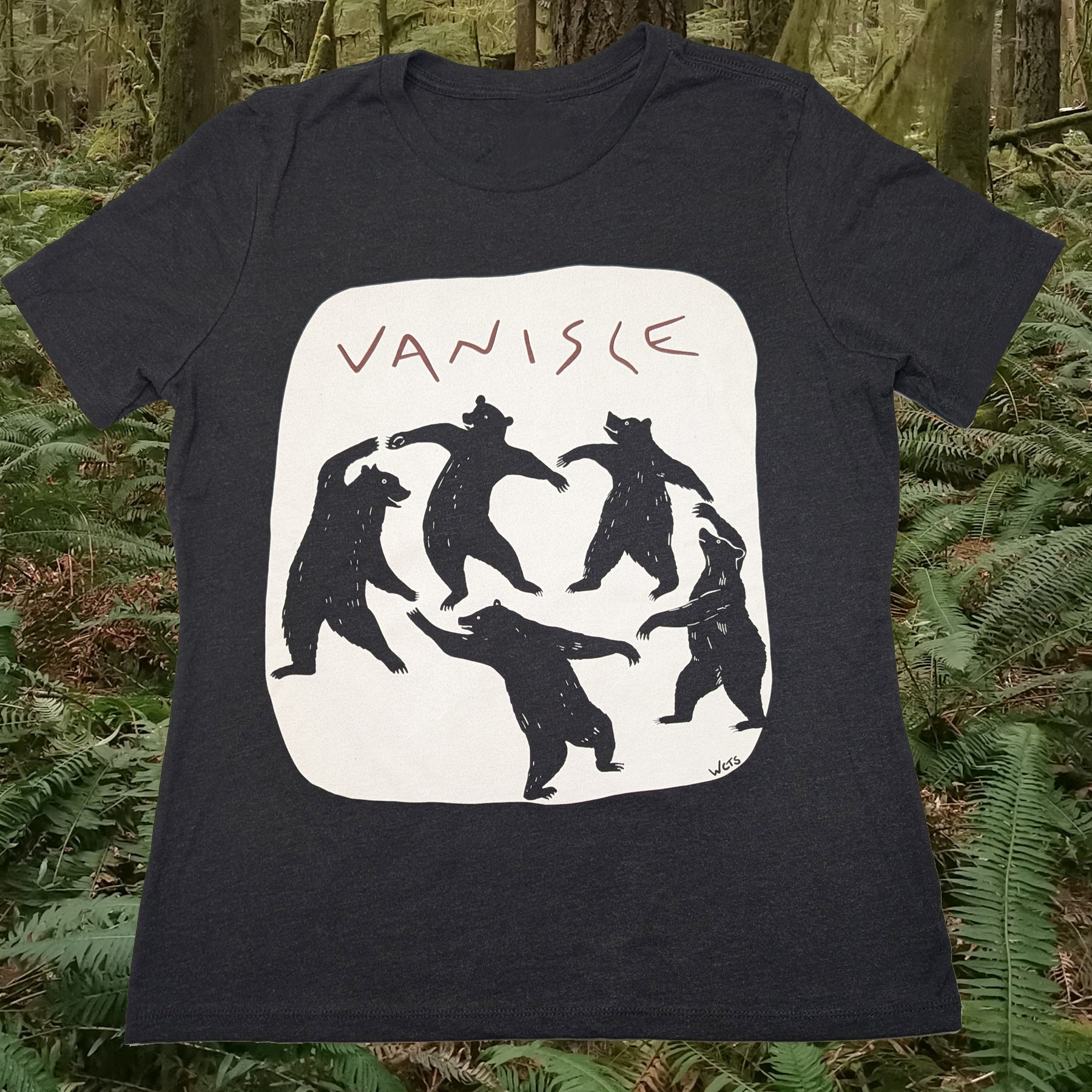 Women's Dancing Bears Crewneck T-shirt