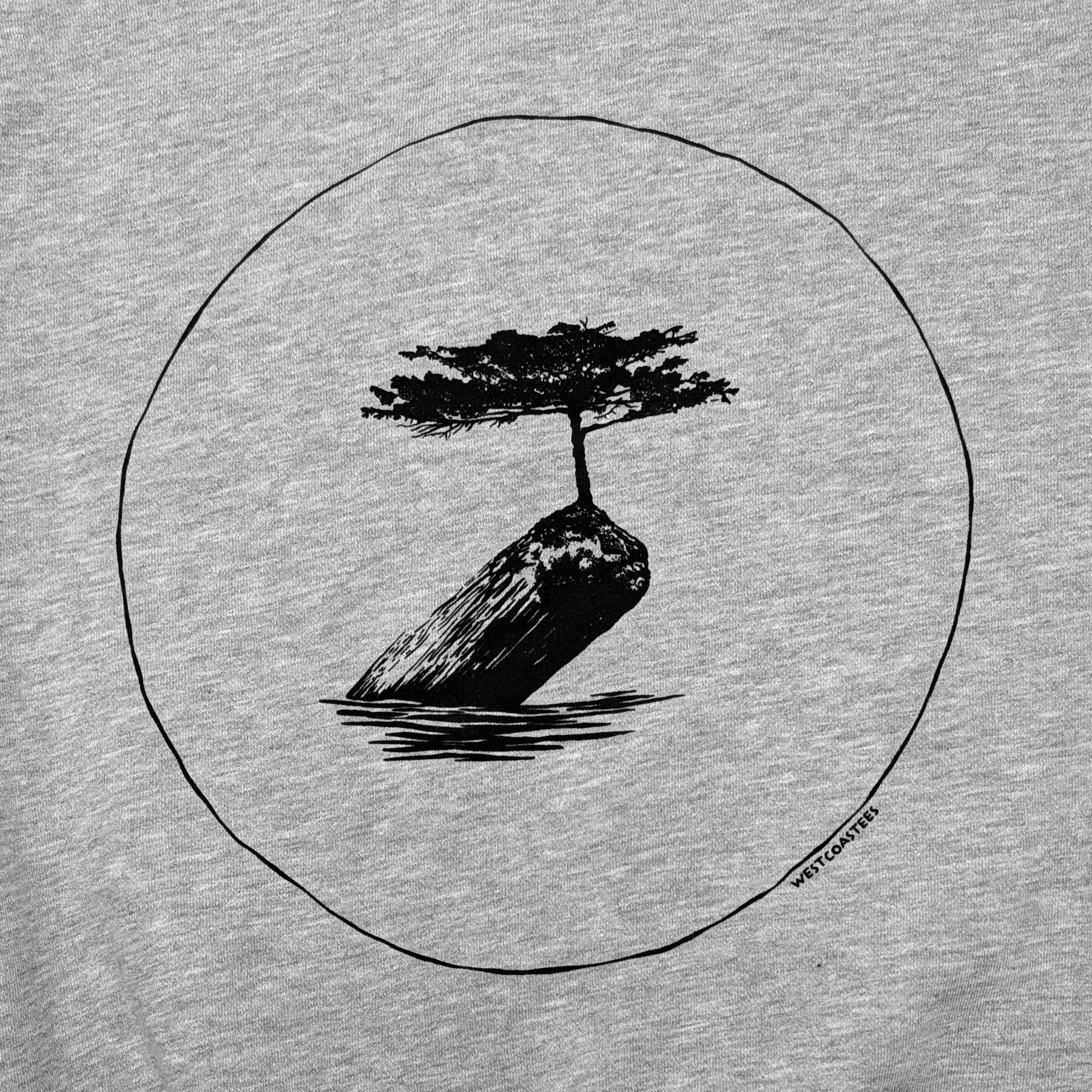 Womens Fairy Lake cropped crewneck fleece sweater