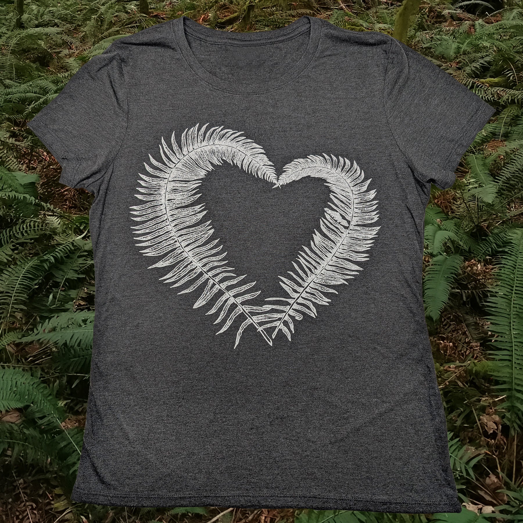 Women's Fern Heart Crewneck T-shirt