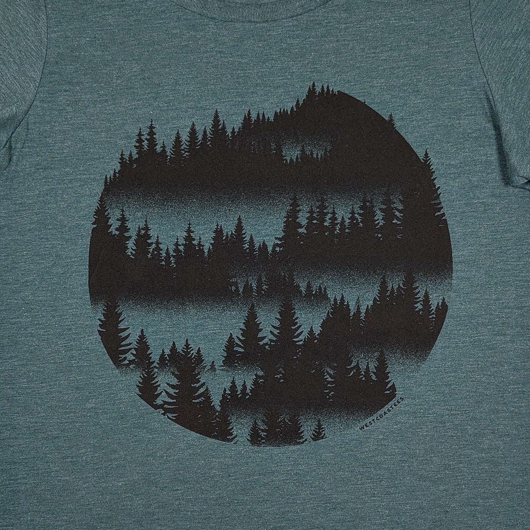 Women's Misty Forest Scoop Neck T-shirt