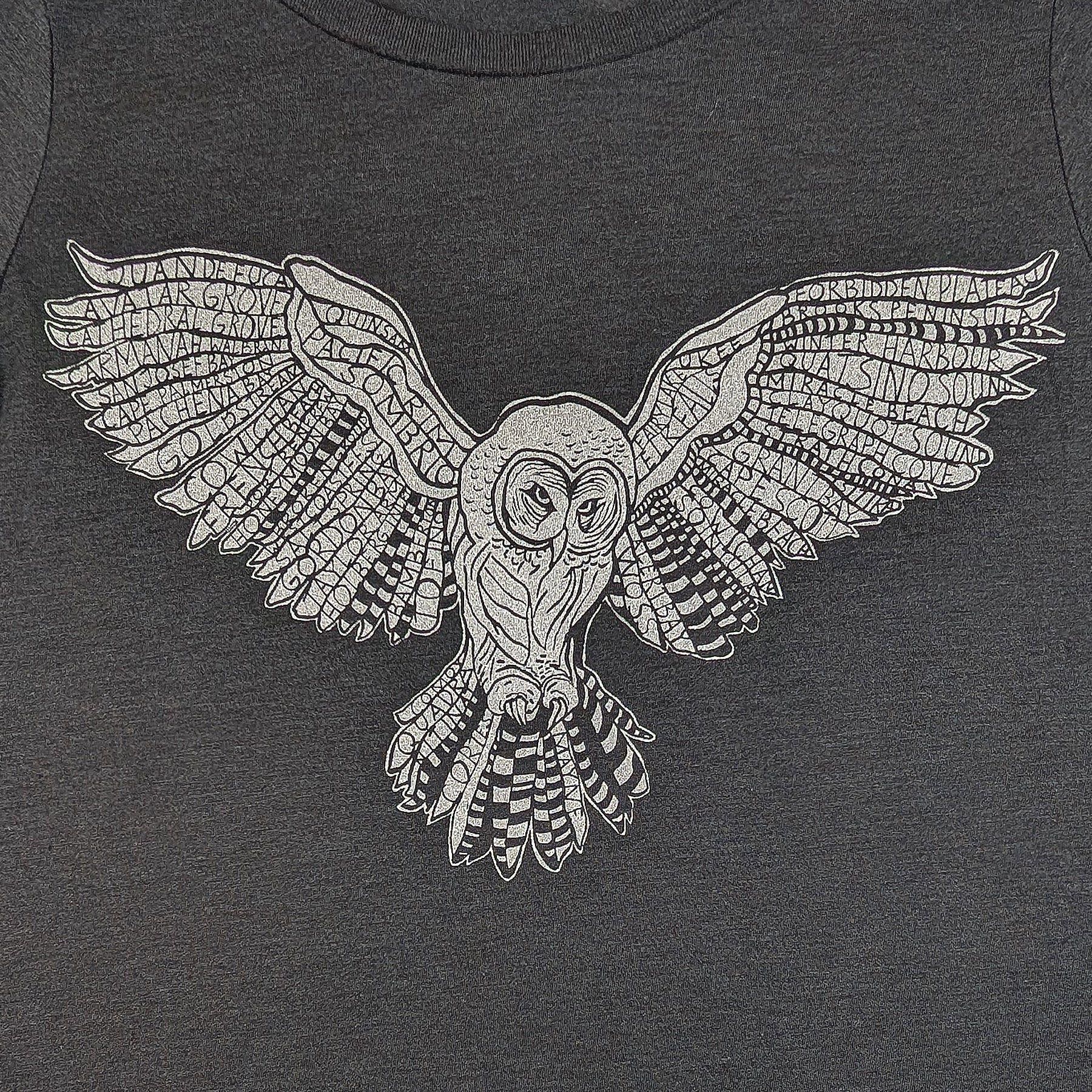 Women's Owl Places Scoop Neck T-shirt