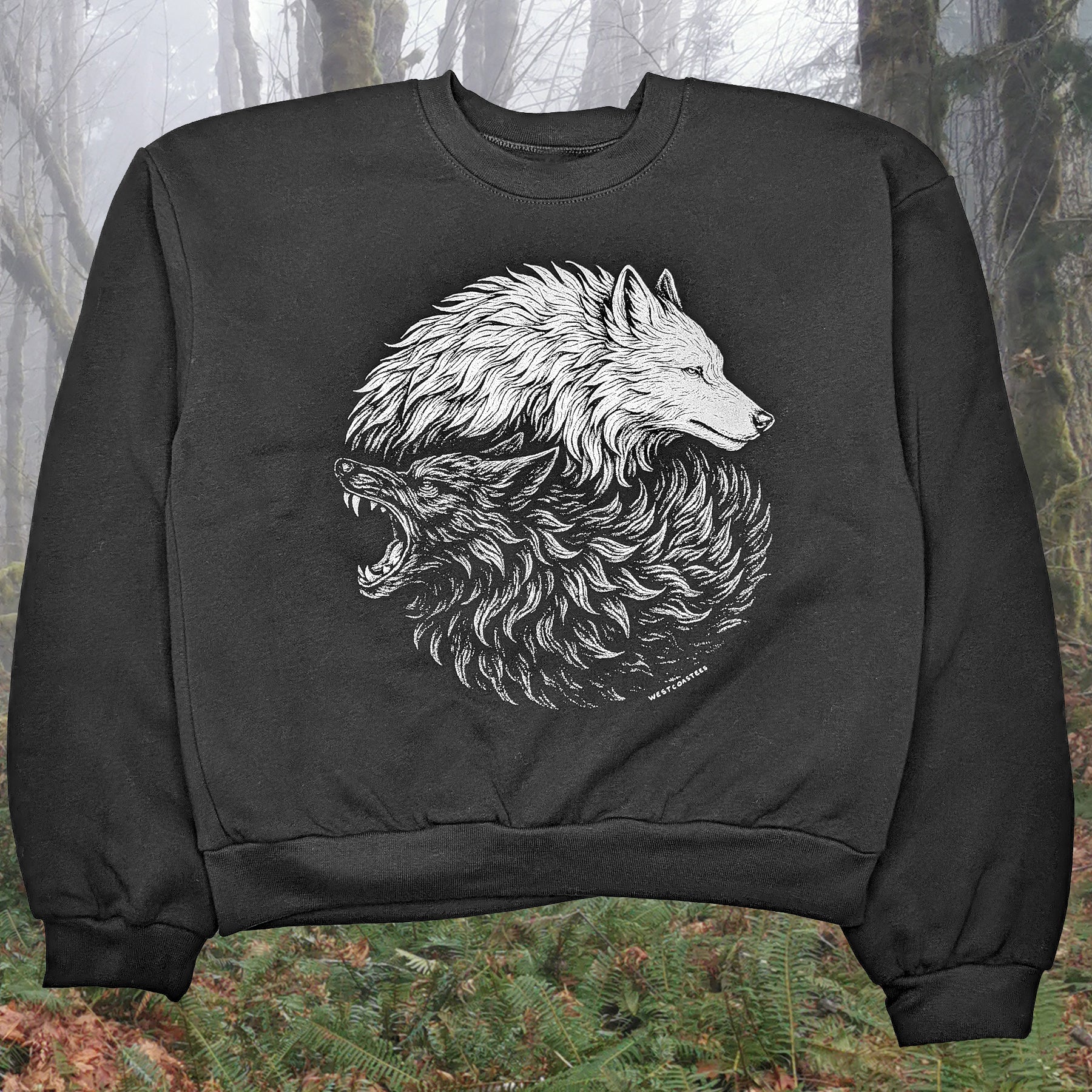 Women's Spirit Wolves Cropped Sweater