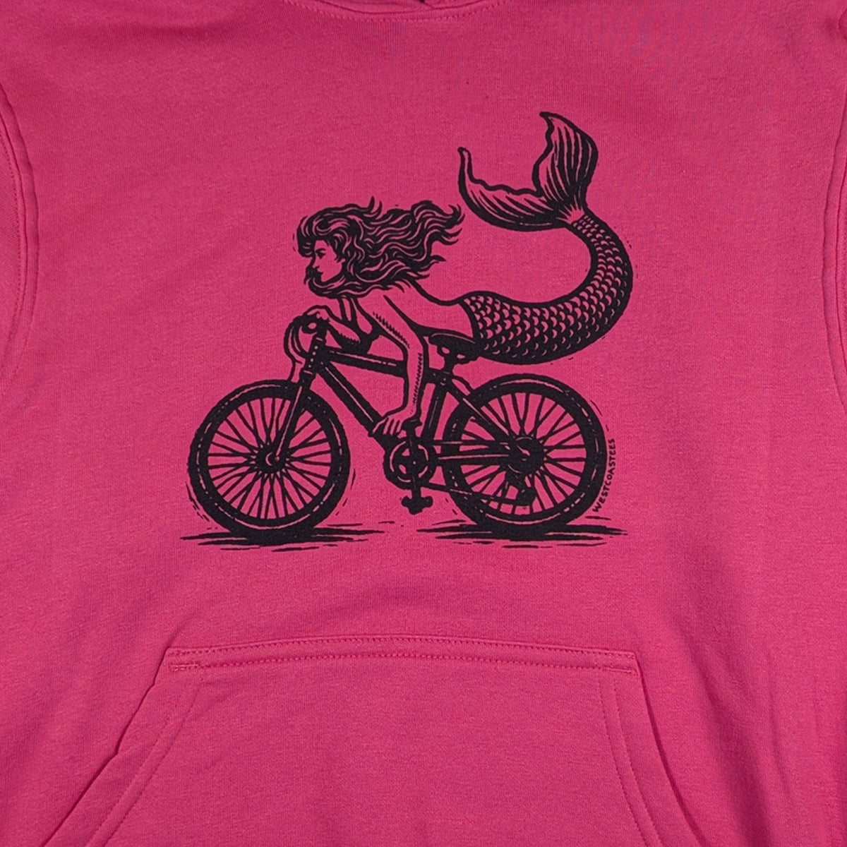 Kid's Biking Mermaid Hoodie