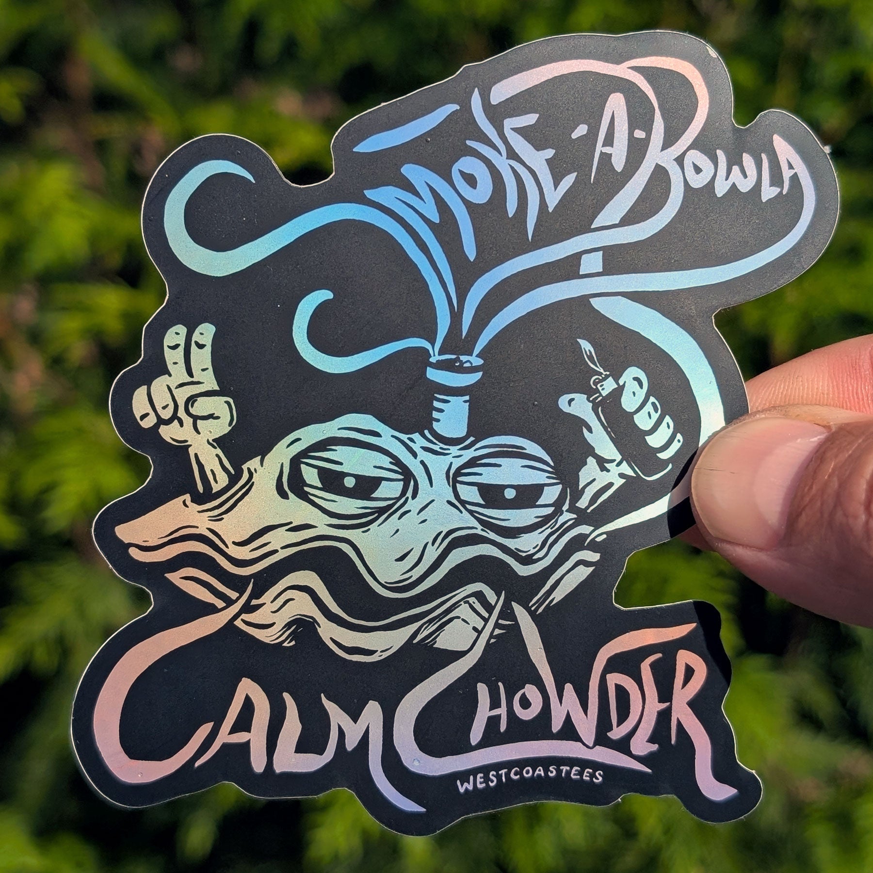 Westcoastees Calm Chowder Sticker