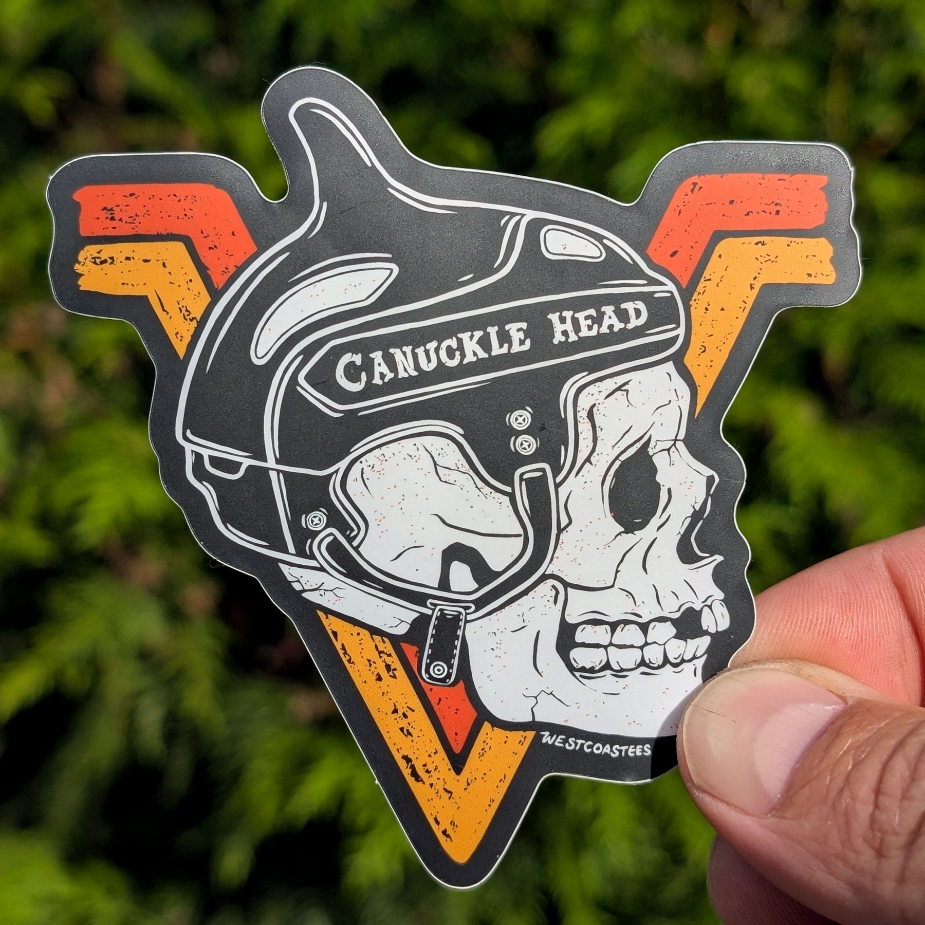 Westcoastees Canucklehead Sticker