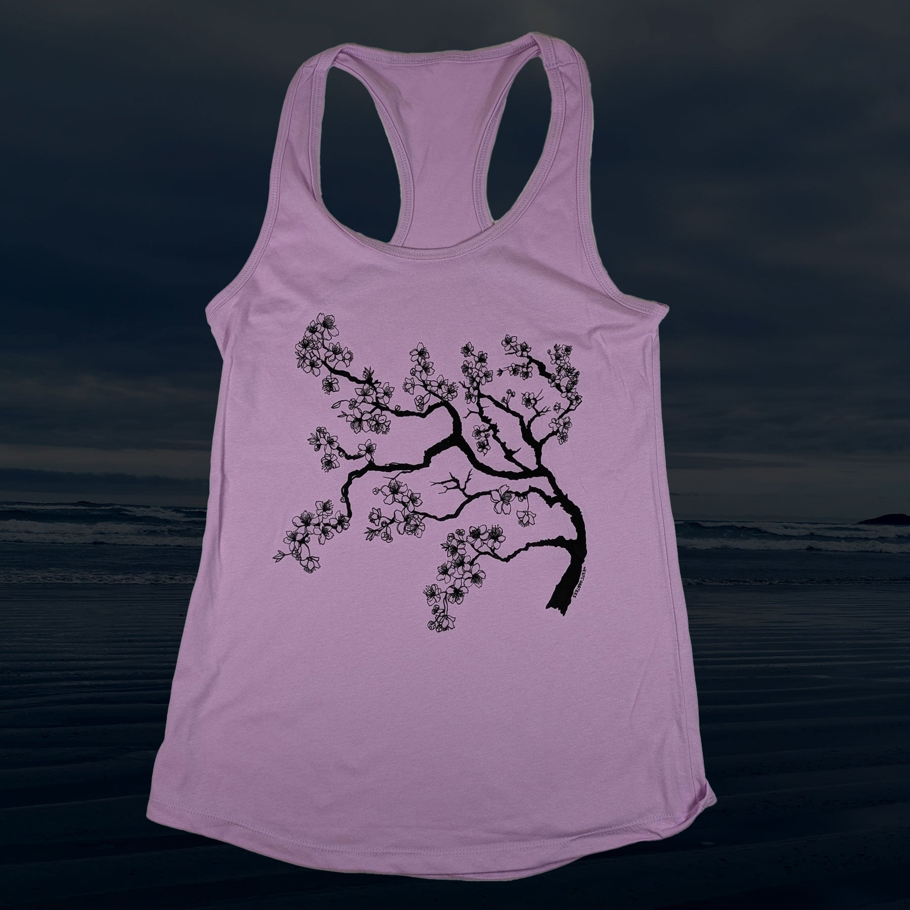 Women's Cherry Island Racerback Tank Top