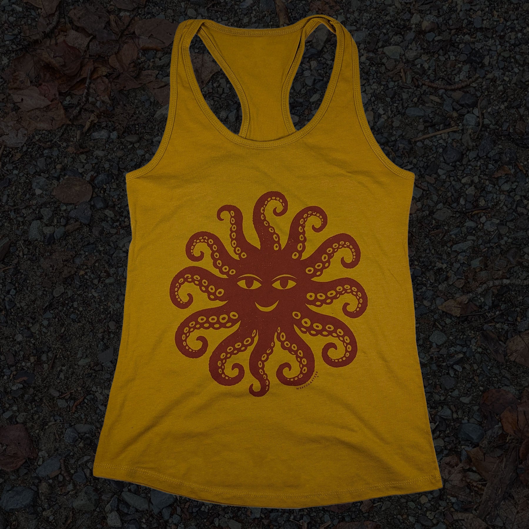 Women's Octo Sun racerback Tank Top