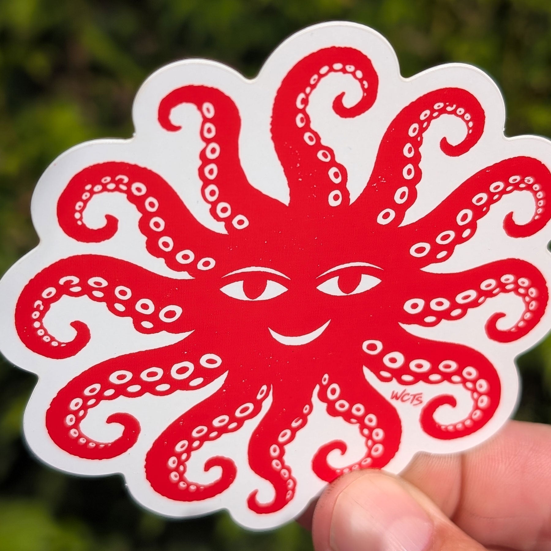 Westcoastees Octo Sun Sticker