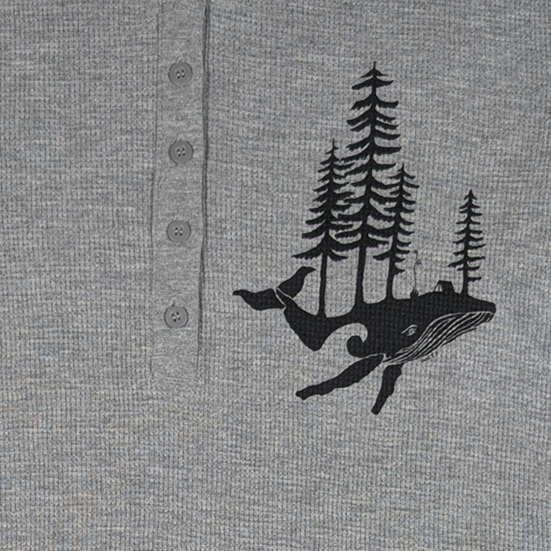 Women's Whale Island Thermal Long Sleeve Henley