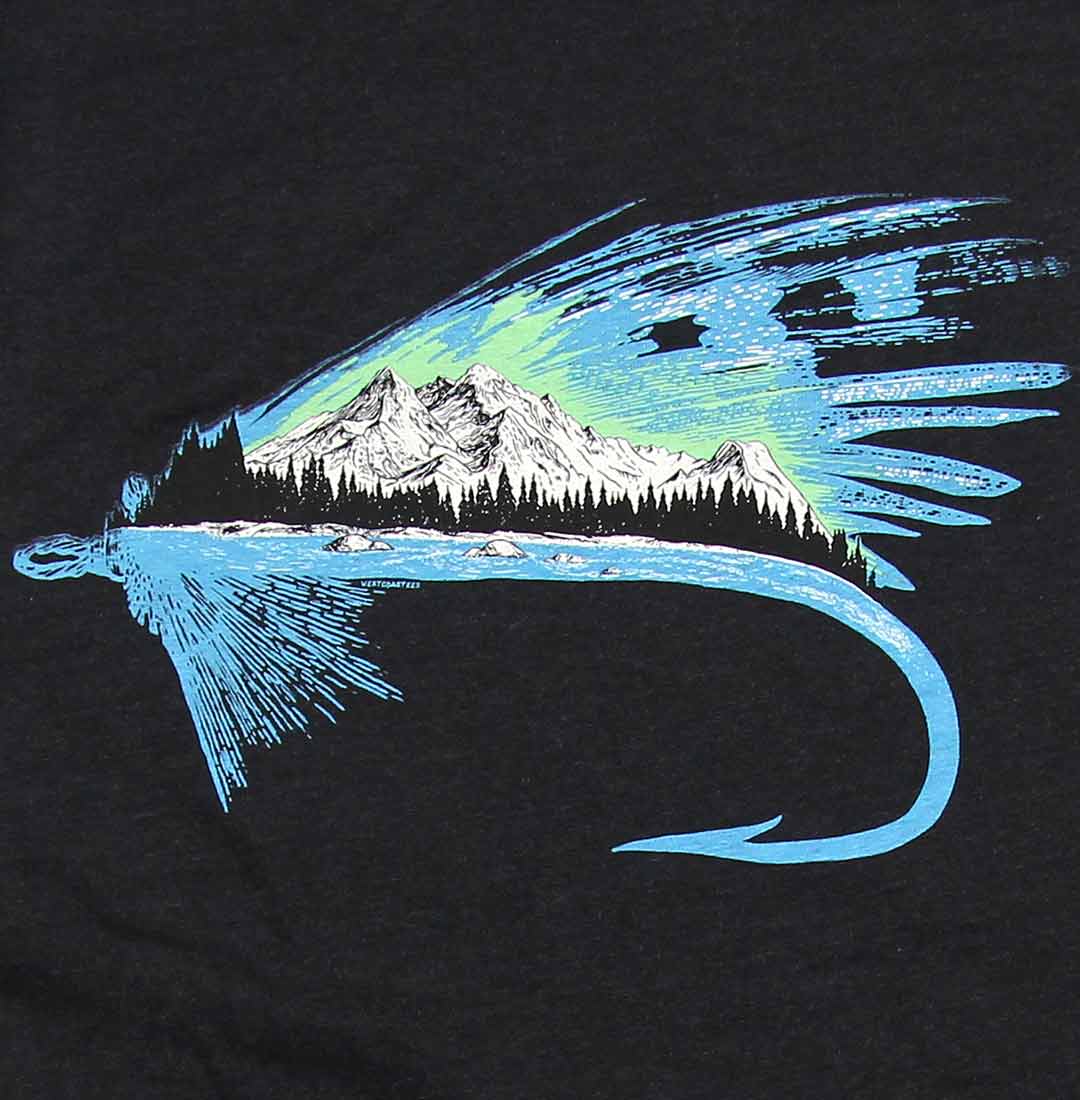 Close-up River Fly Fishing Adult Unisex T-shirt