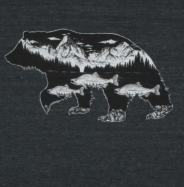Close-up Salmon Bear Adult Unisex T-shirt