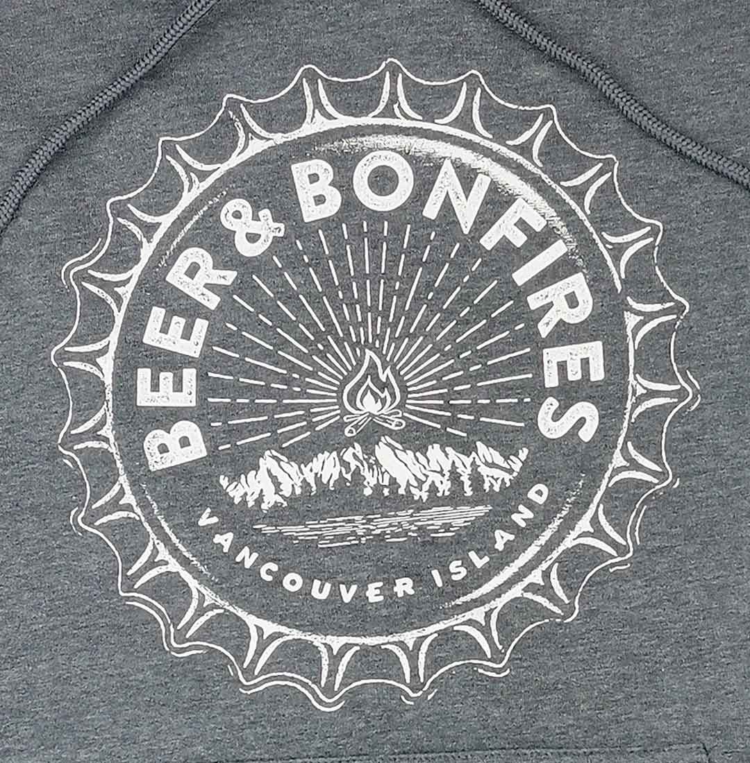 Adult Unisex Beer and Bonfires Hoodie - Westcoastees