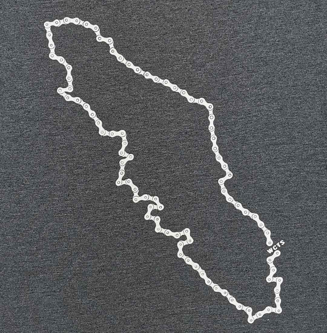 Close-up of Bike Chain Island Adult Unisex T-shirt