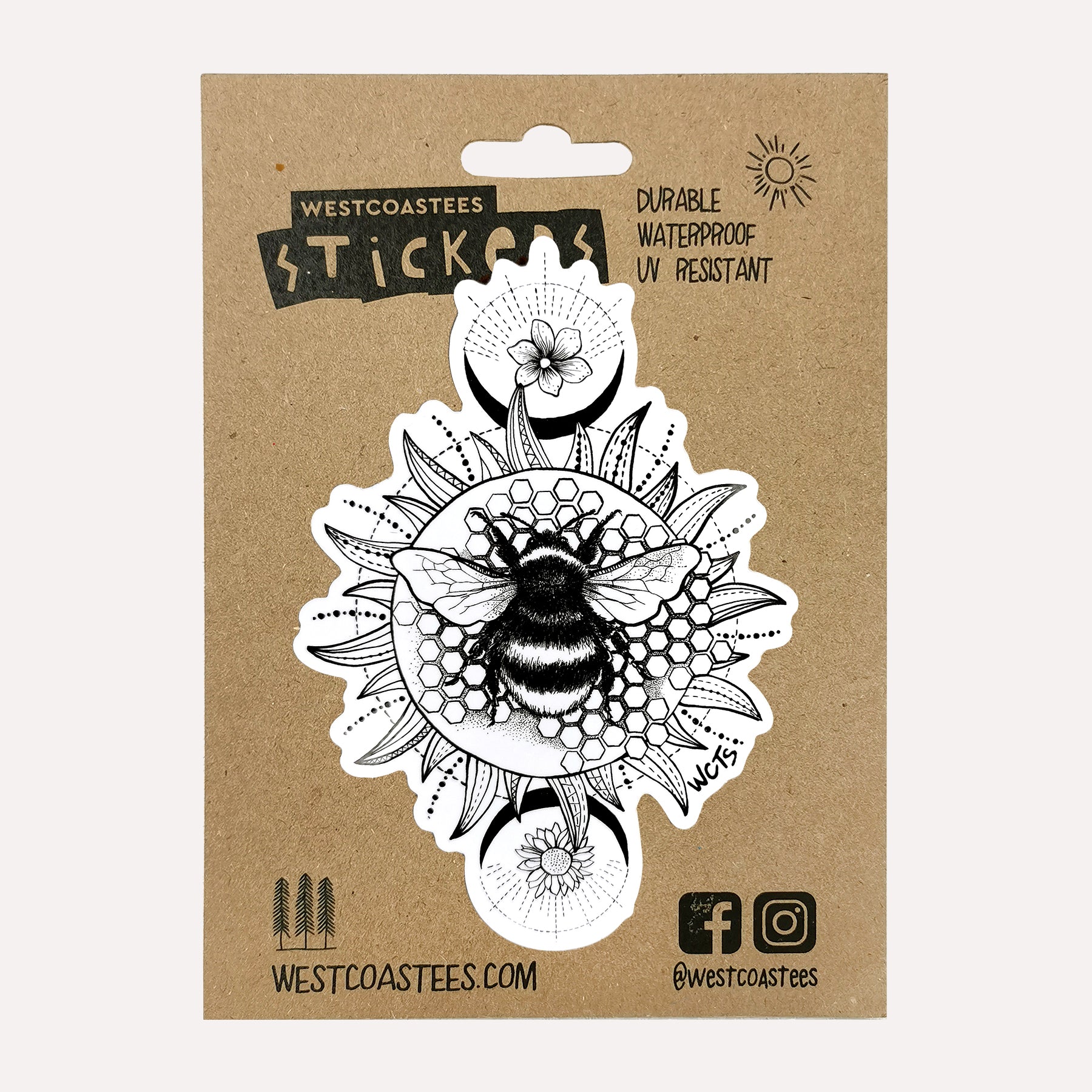 Westcoastees Bumblebee Sticker - Westcoastees