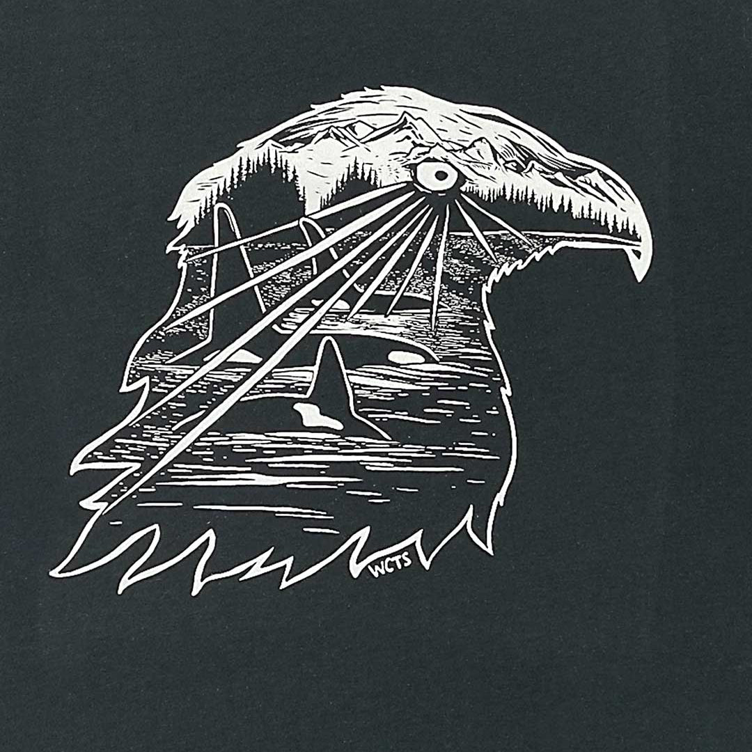 Close-up of Eagle Eye Killer Whale Adult Unisex T-shirt
