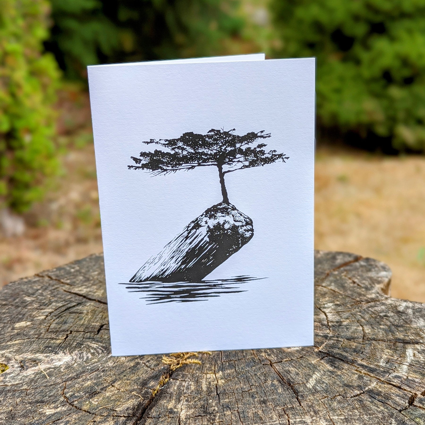 Westcoastees Hand Silkscreened Fairy Lake Art Card, ART CARD, Westcoastees, 
