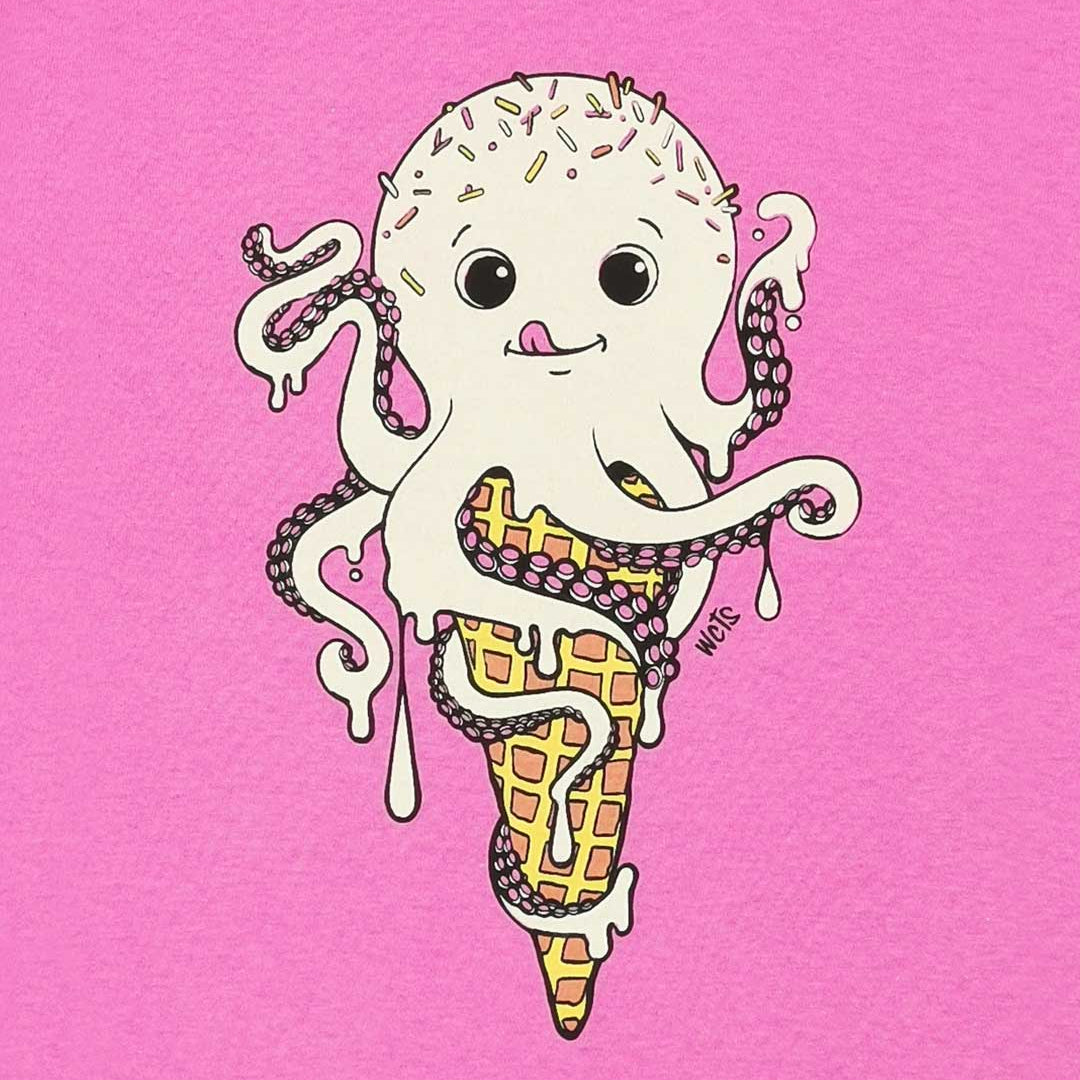 Kid's Ice Cream Octopus T-shirt - Westcoastees
