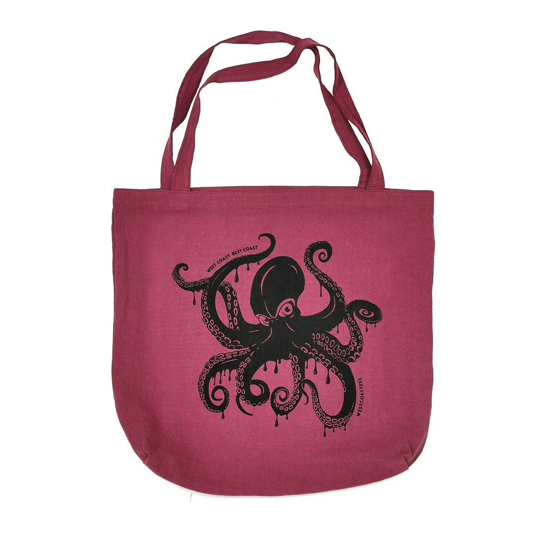 Giant Pacific Octopus Tote Bag - Westcoastees