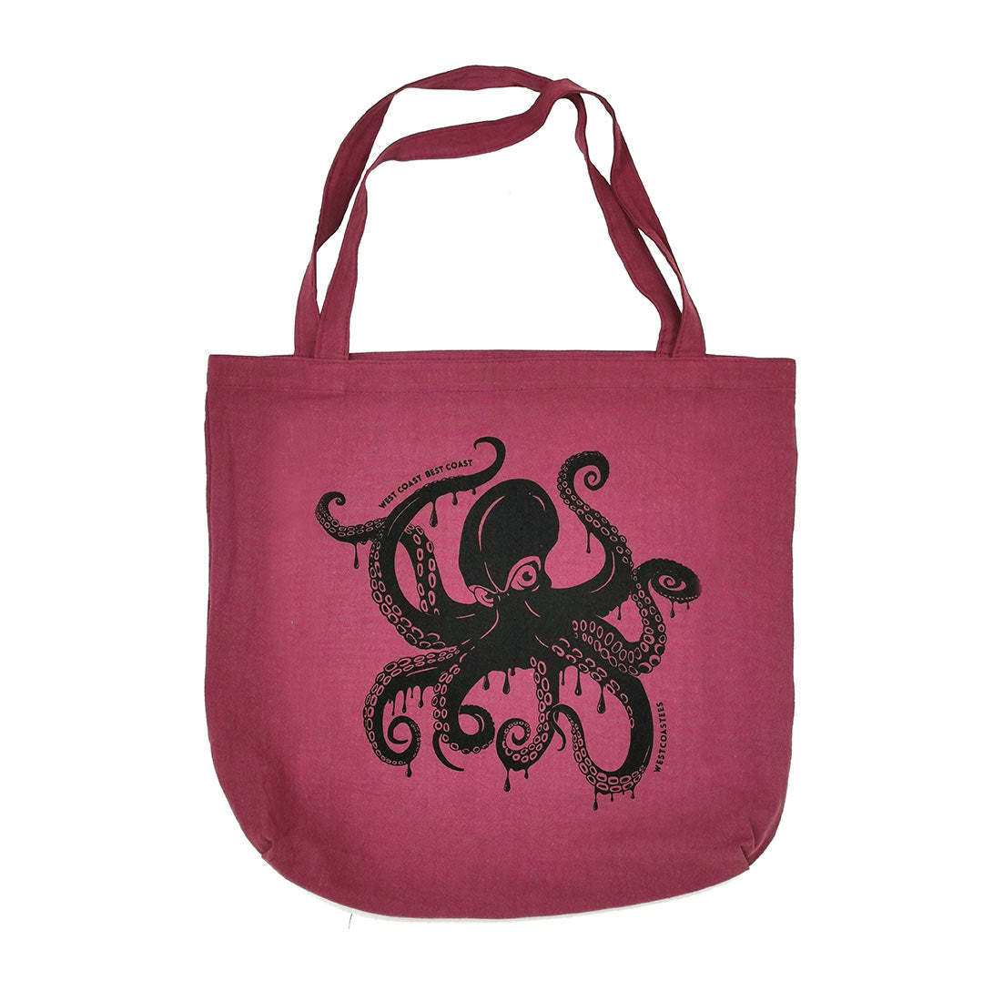 Giant Pacific Octopus Tote Bag - Westcoastees