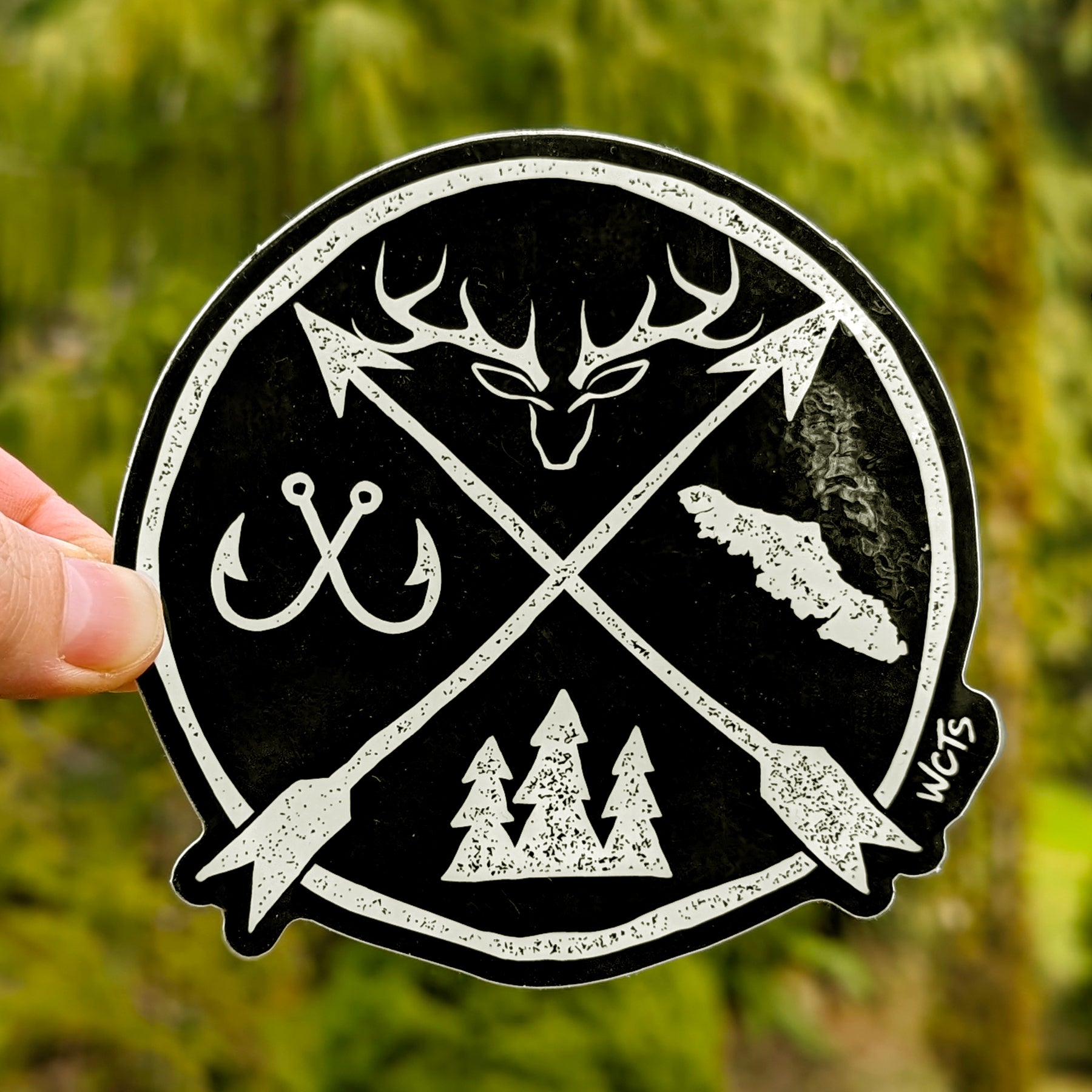 Cwest Sticker Westcoastees Outdoor Crest Sticker